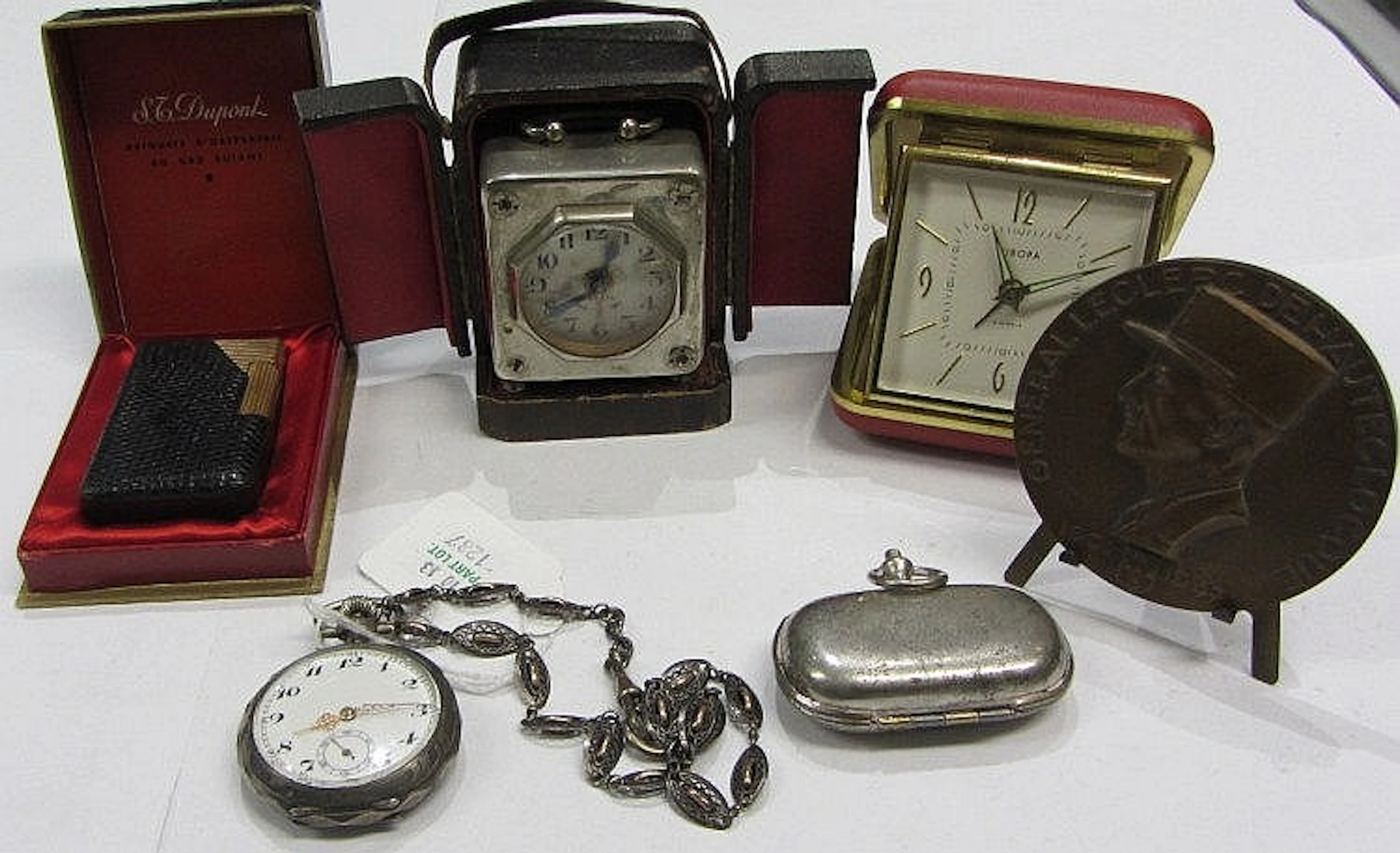 A ladies keyless wind, openfaced fob watch, with