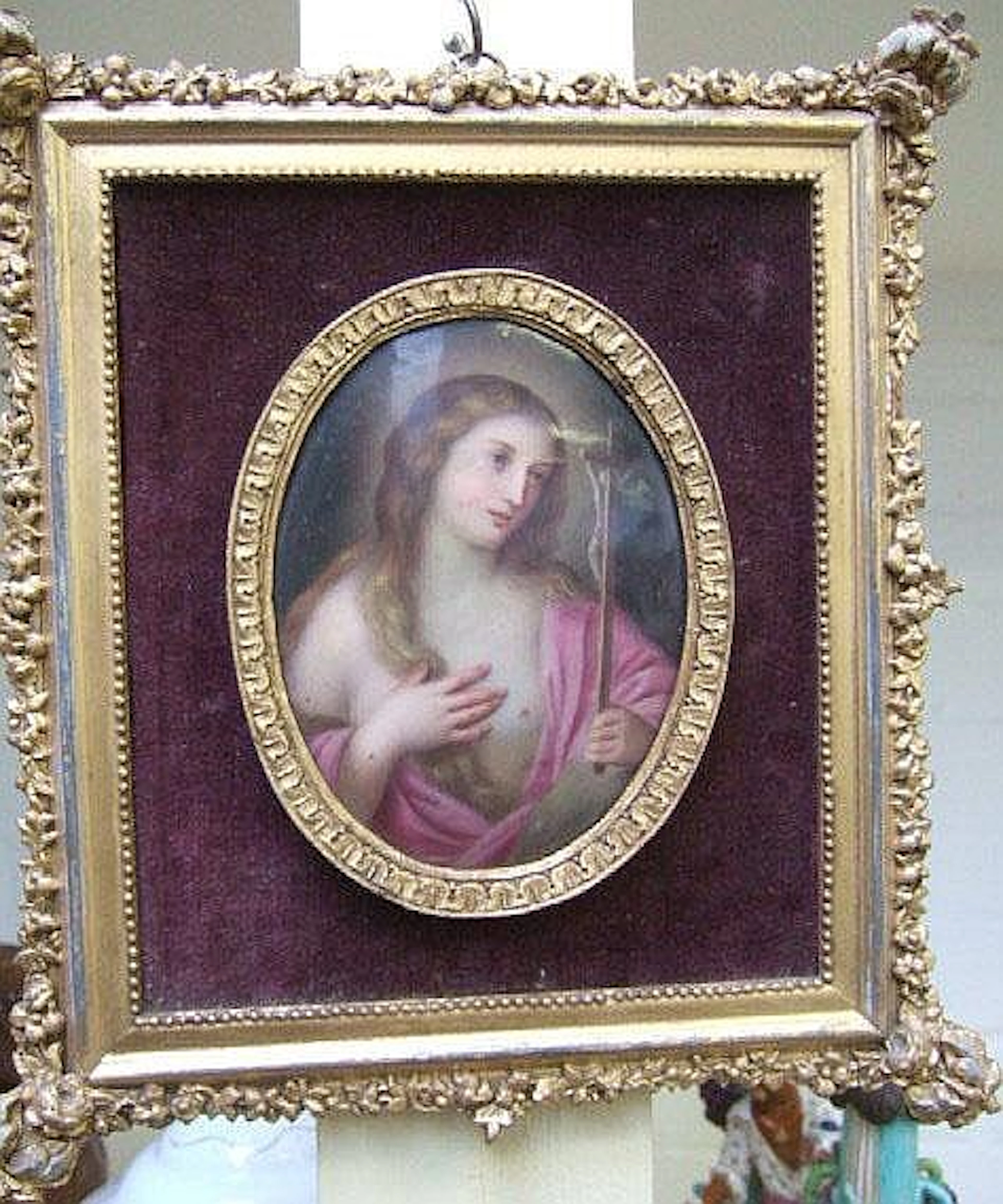 After Guido Reni, a 19th century painted porcelain