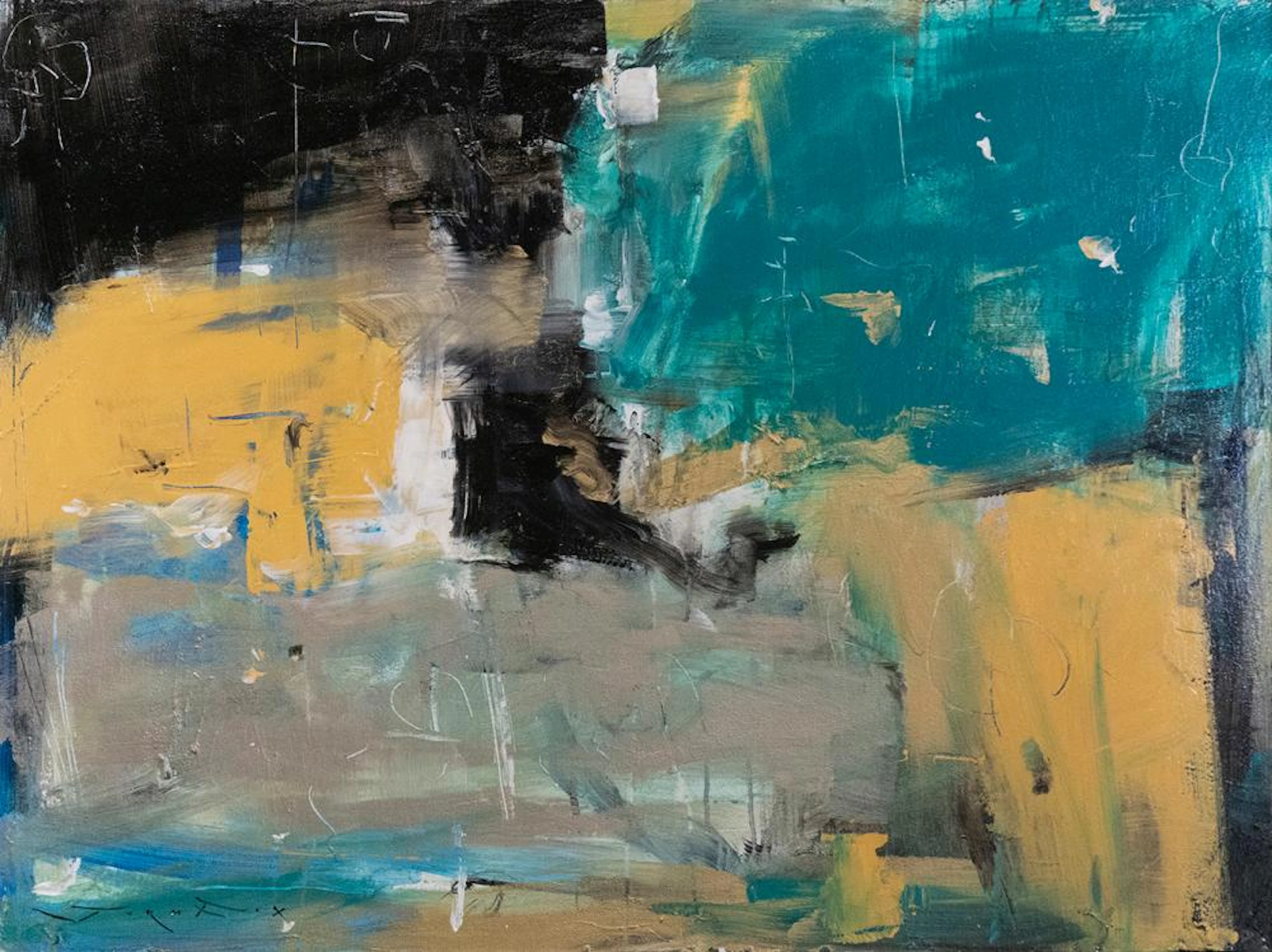 Jorn Fox Original Abstract on Canvas
