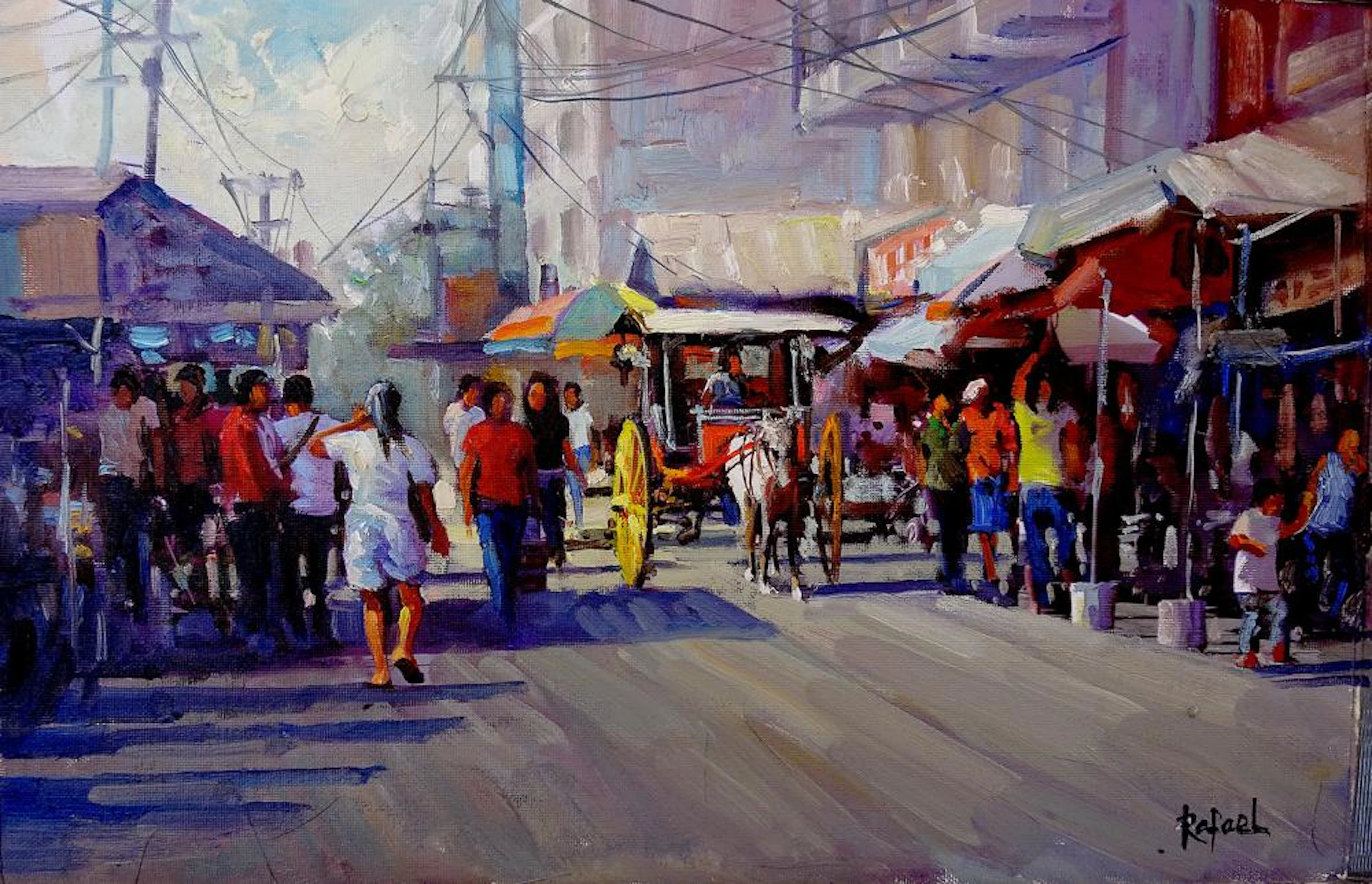 Rafael original oil on canvas