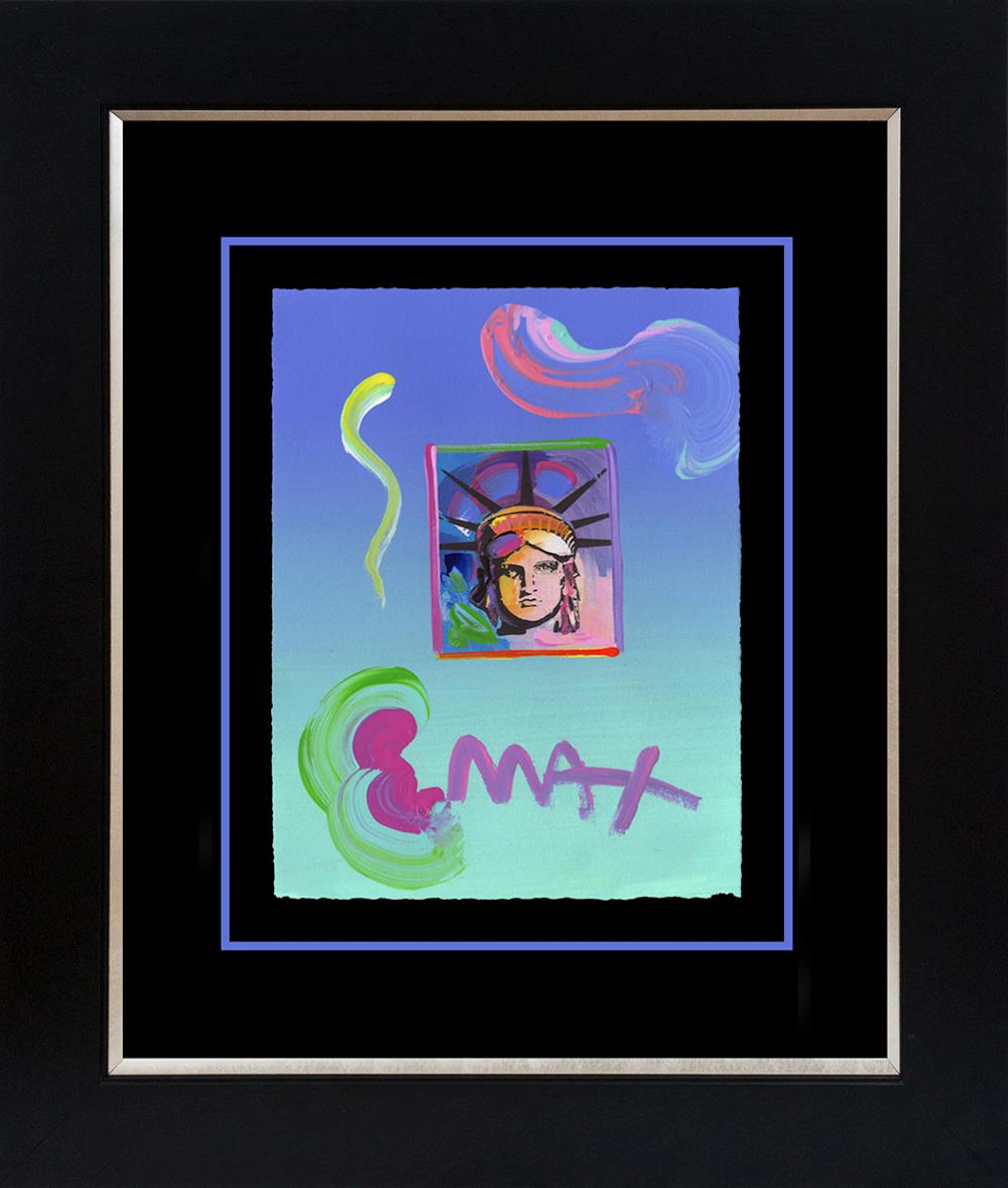 Peter Max Original Mixed Media