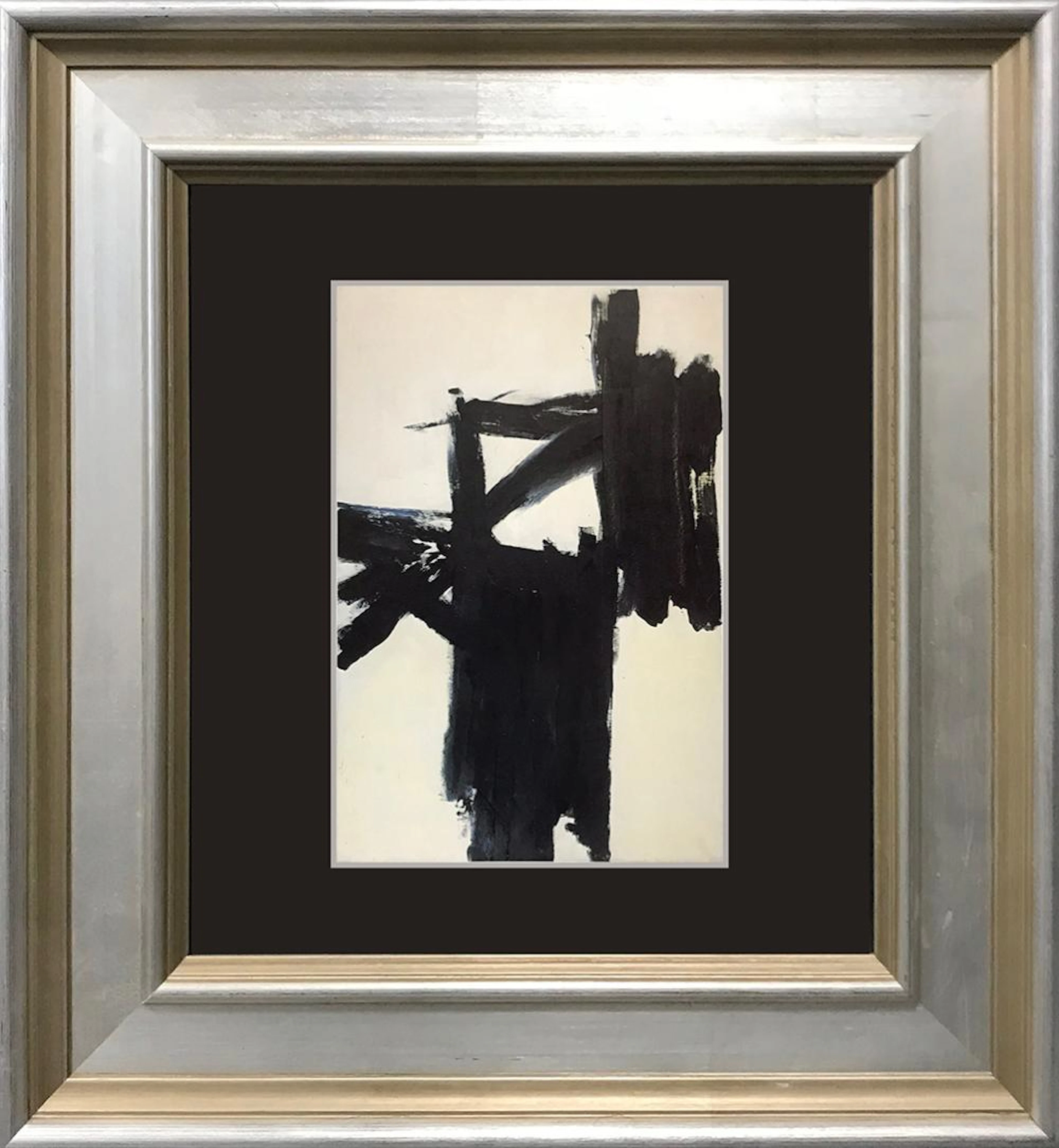 Franz Kline color plate Lithograph Abstract