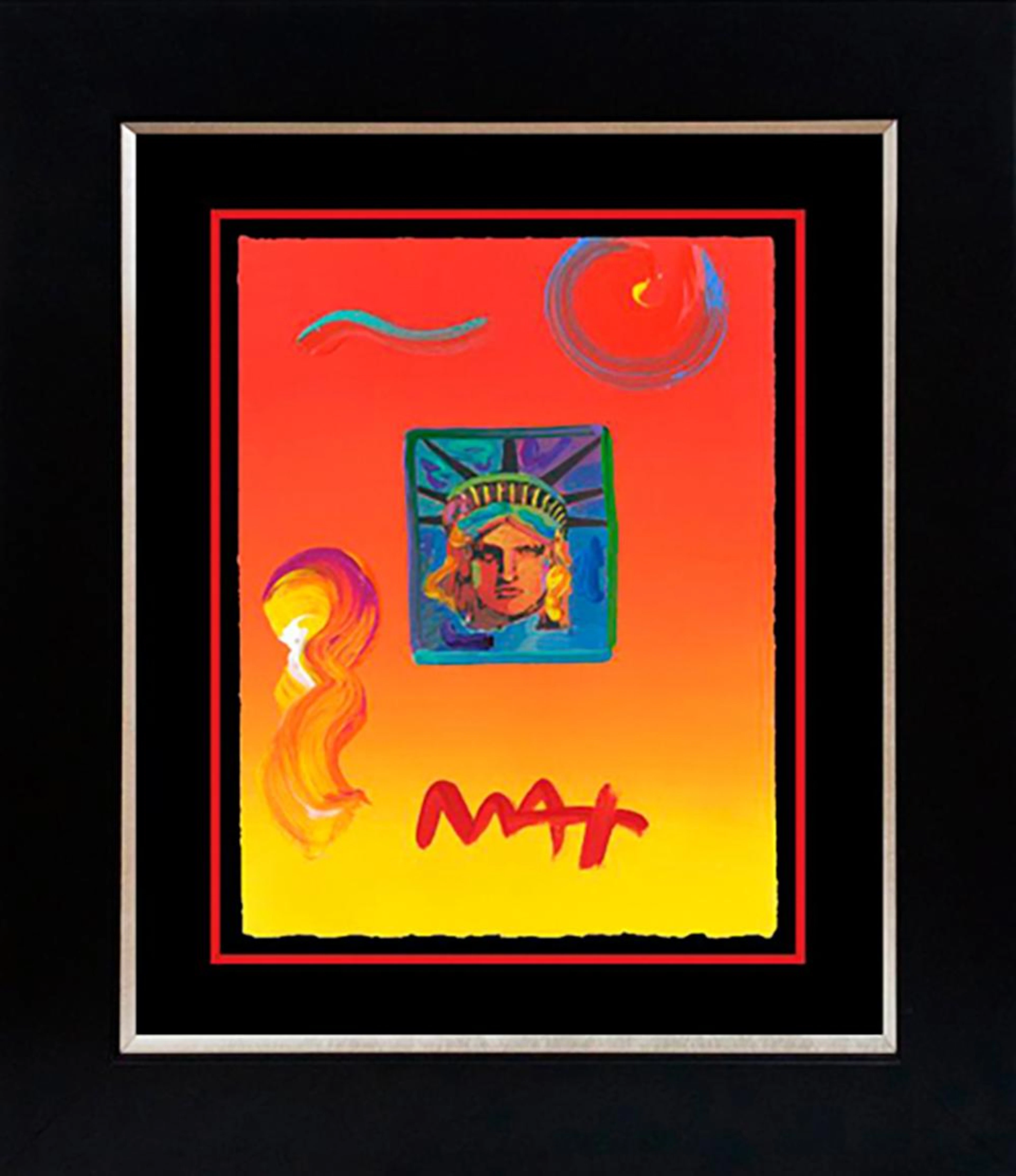 Peter Max Mixed Media Original on paper