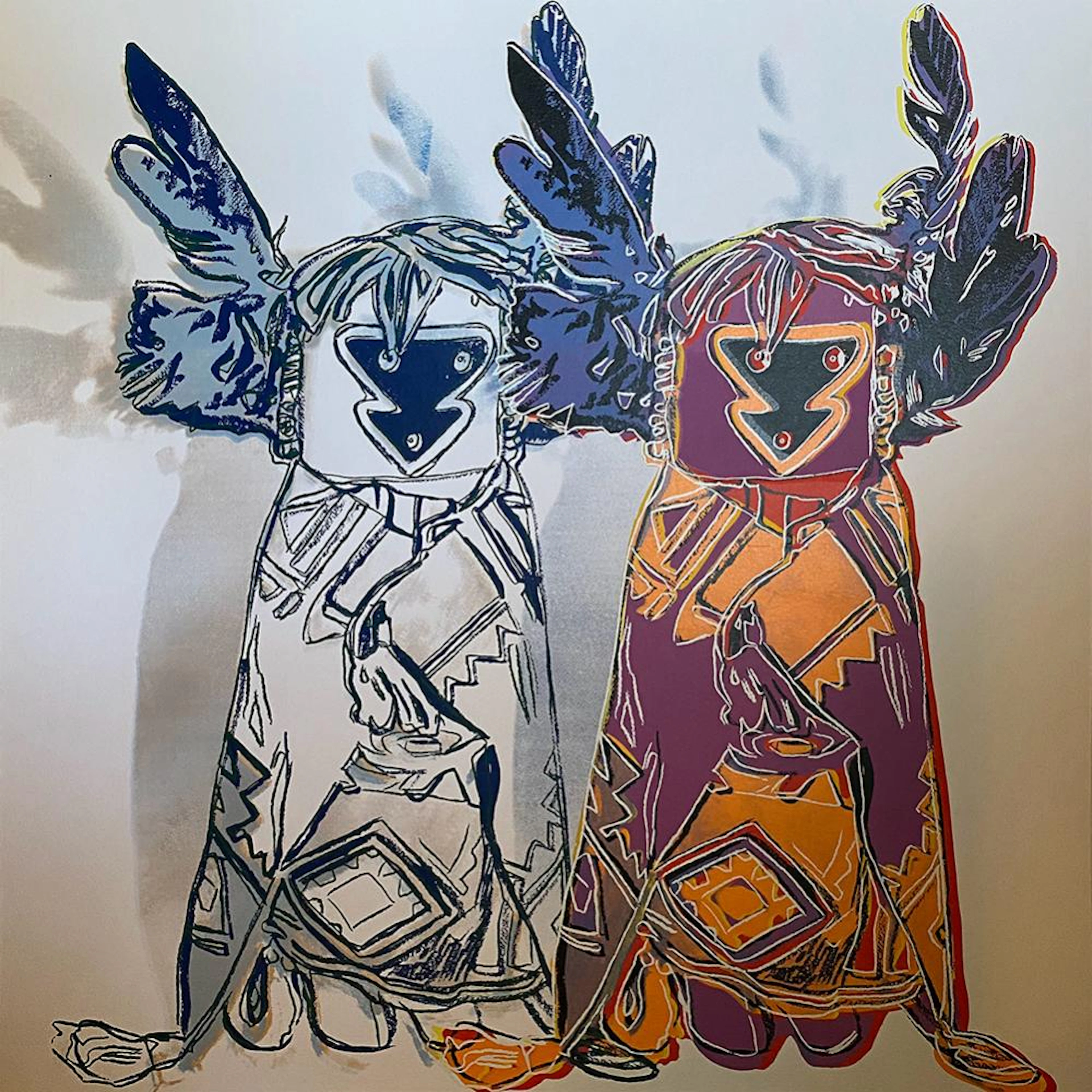 Andy Warhol Original Serigraph Artist Proof 1986 Kachina...