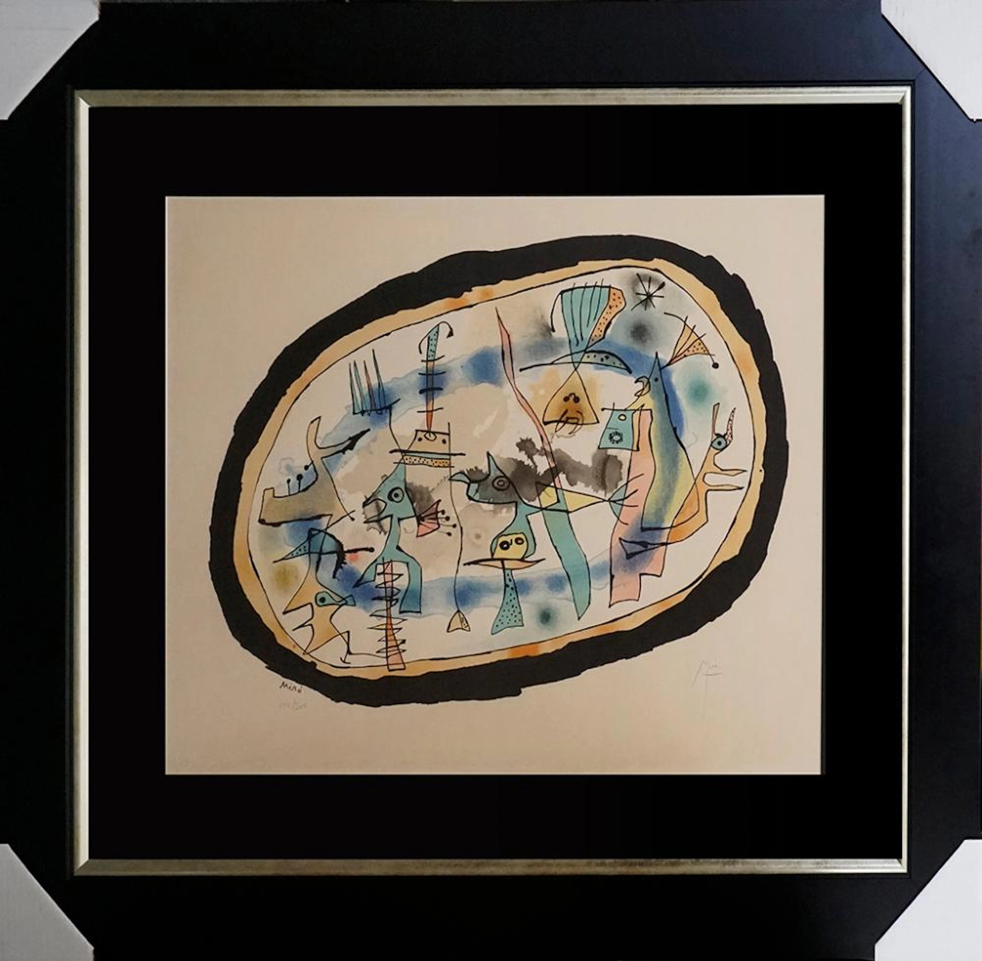 Joan Miro Limited Edition Original Lithograph La Naissane du Jour Mourlot 1710.