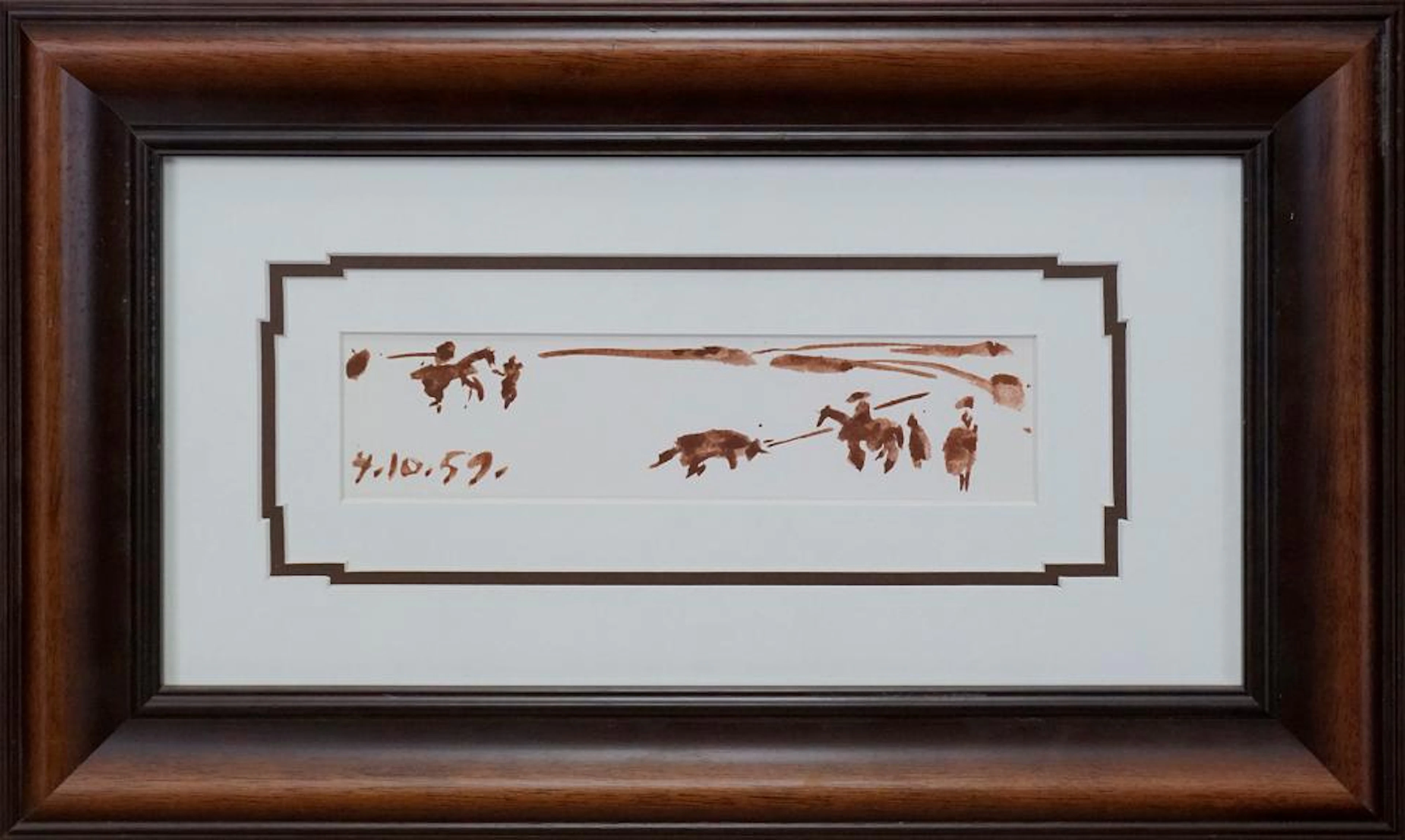 1961 Lithograph Pablo Picasso Bullfight