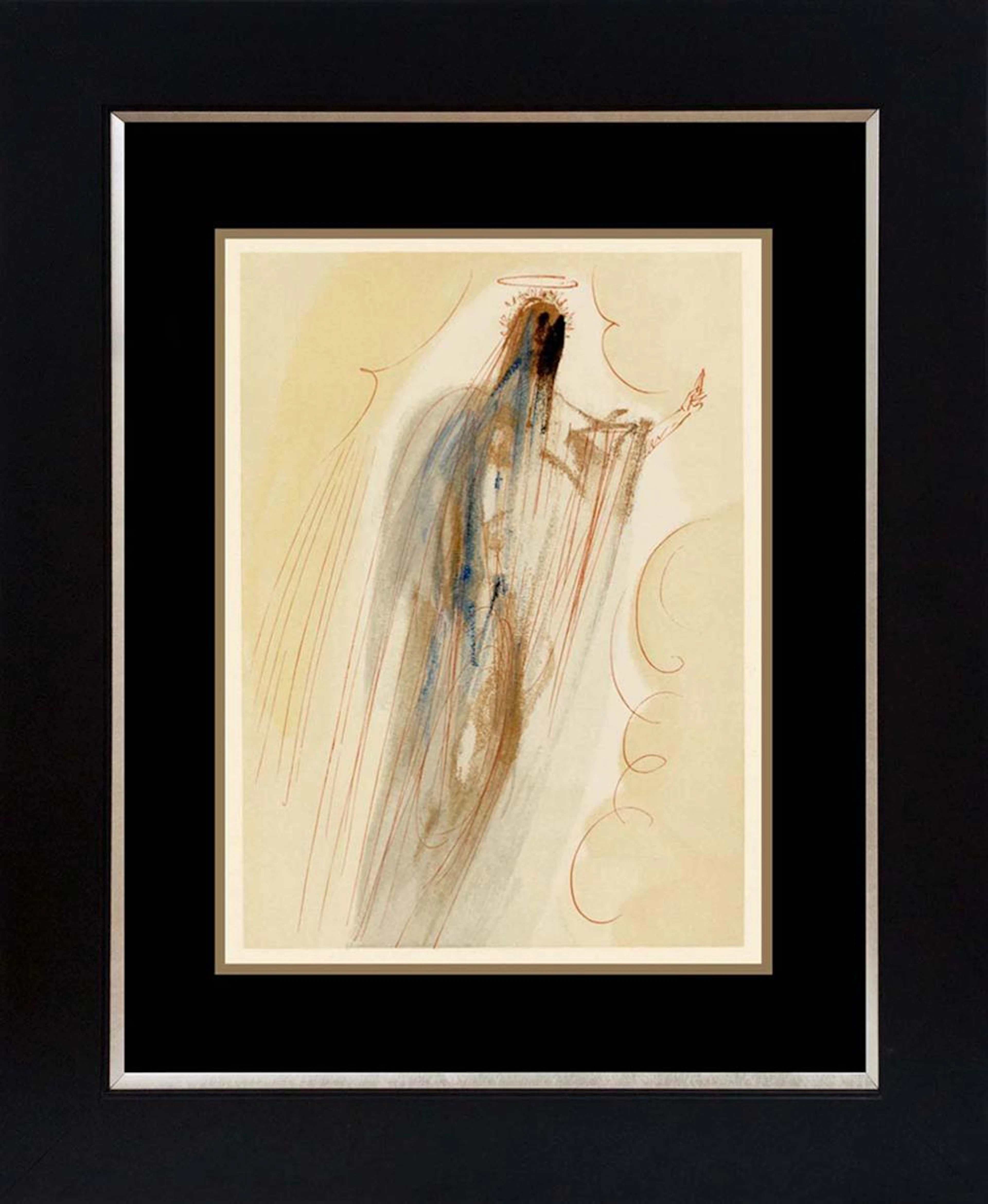 Salvador Dali Divine Comedy Suit Original Wood Block 1960