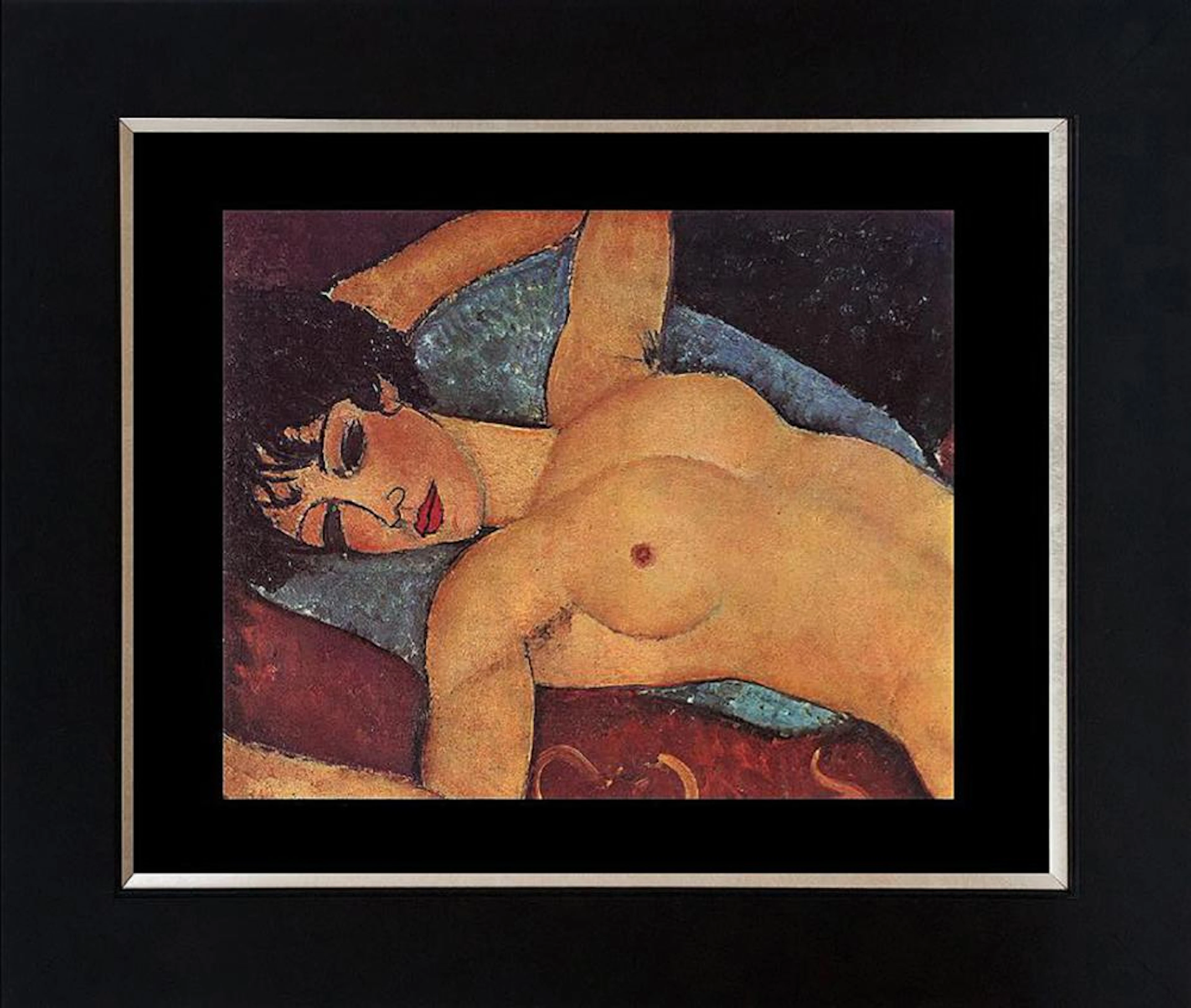 Modigliani Color plate lithograph from 1965