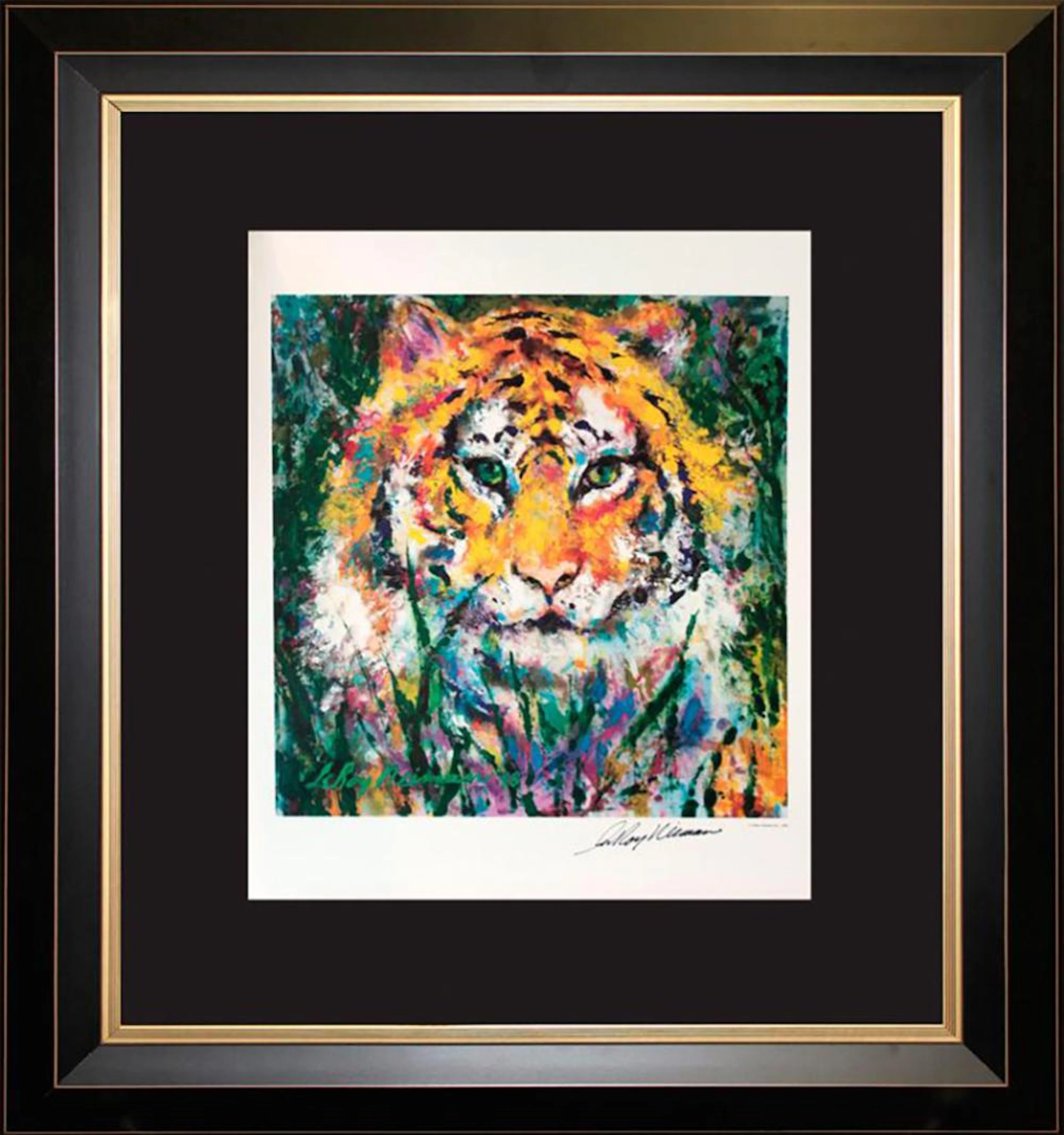 Le Roy Neiman Hand signed Lithograph The Tiger