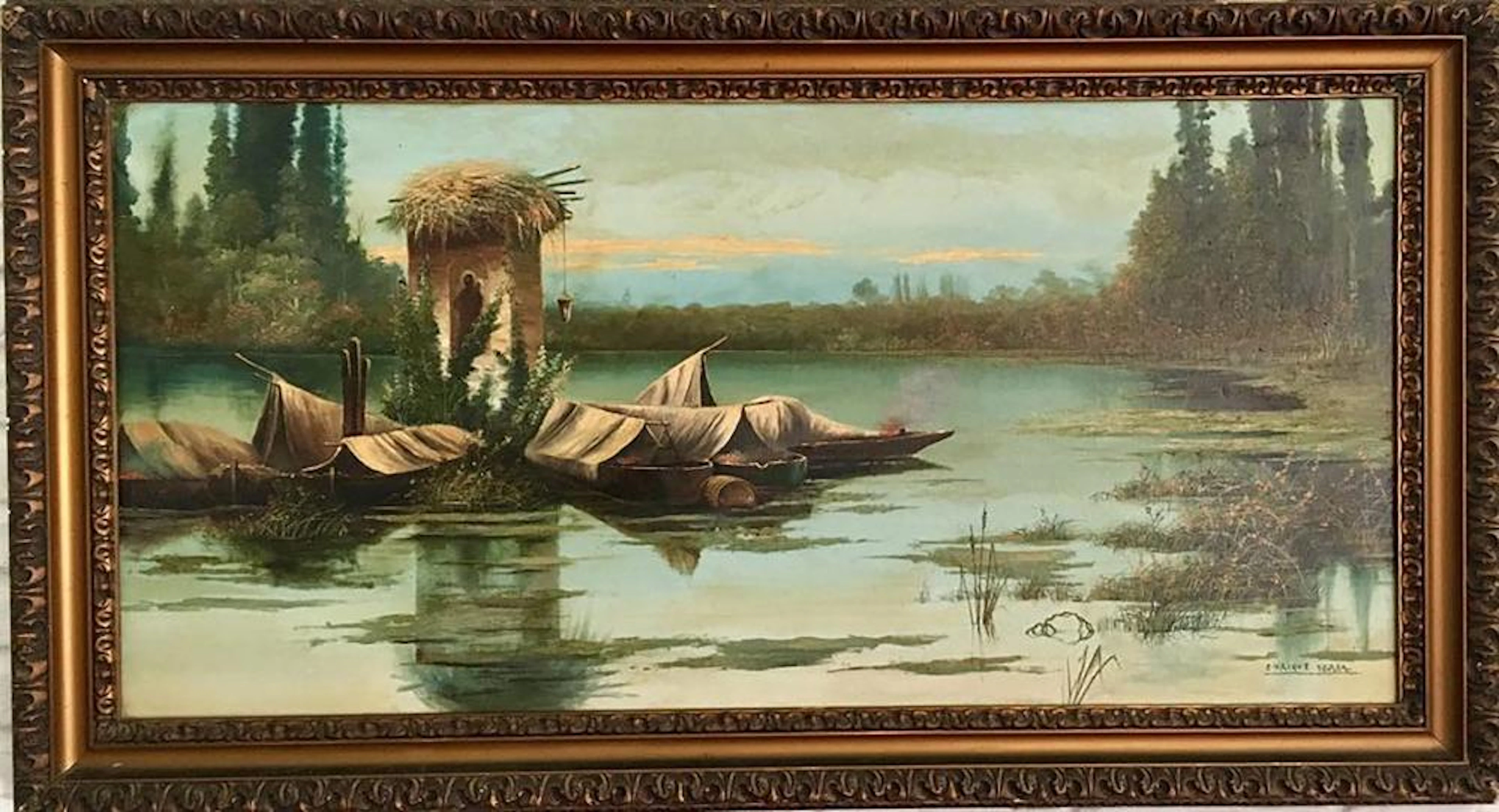 Enrique Sera original oil on canvas p