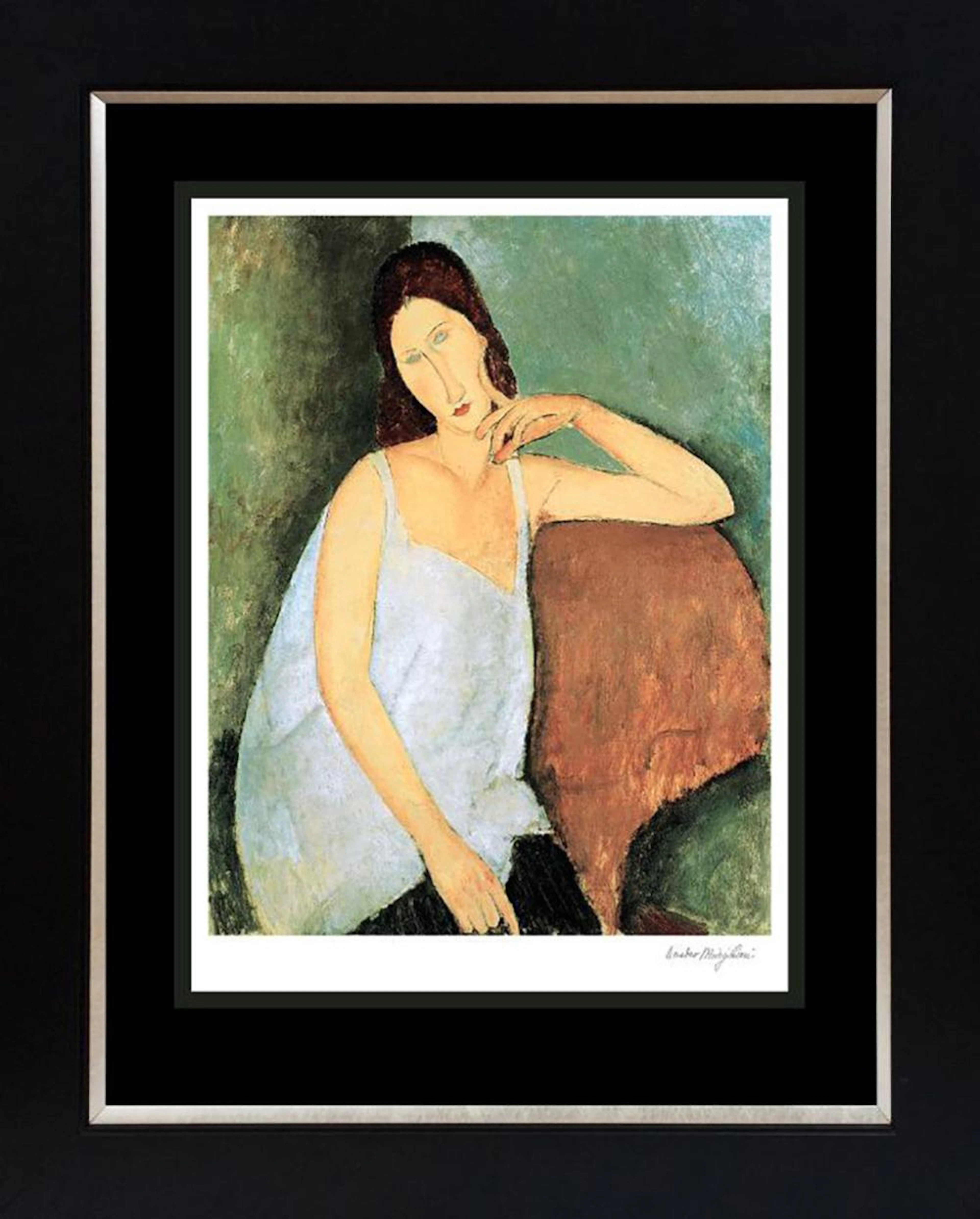 After Modigliani Jeanne Hebuterne Lithograph
