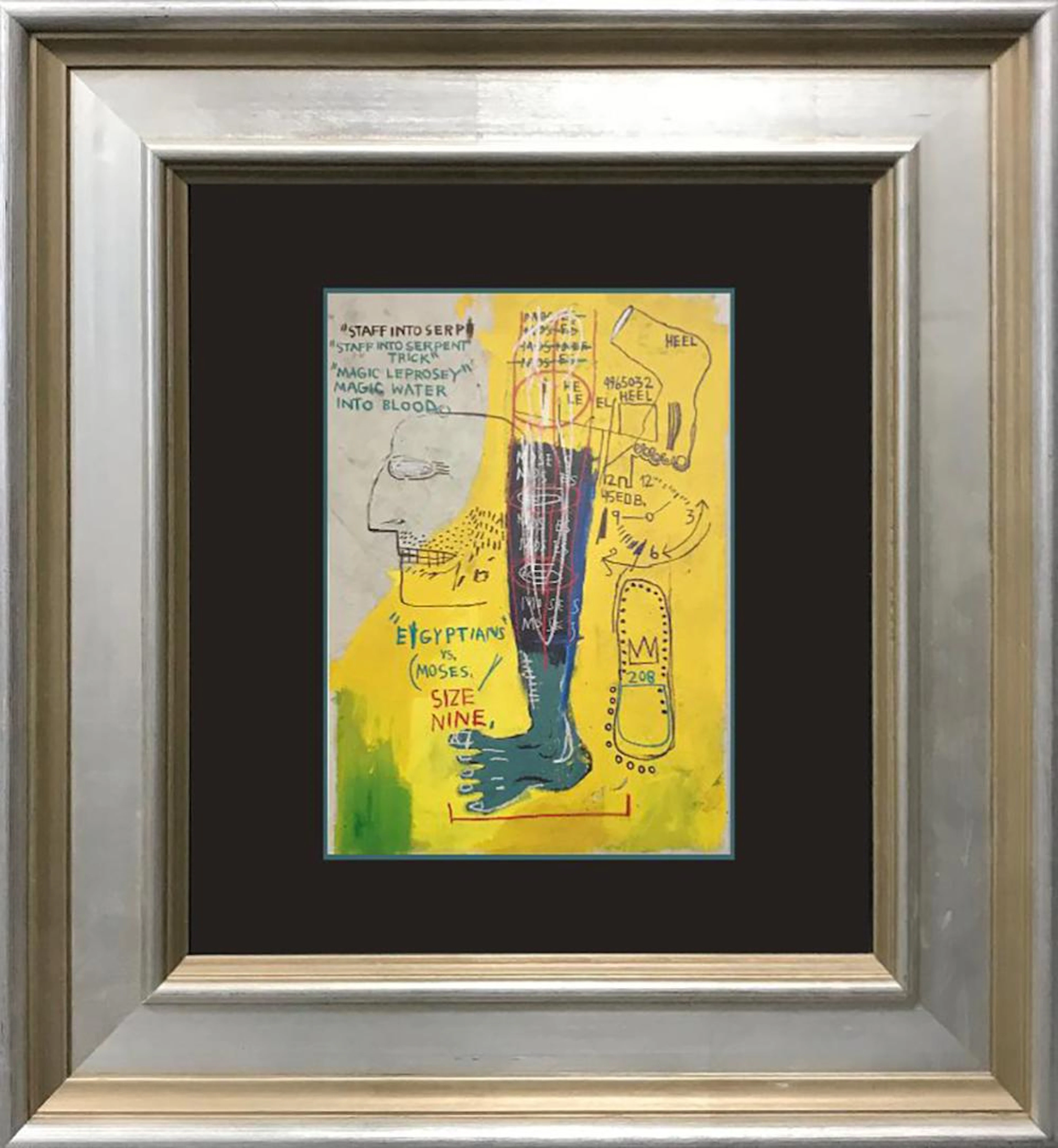 Jean Michel Basquiat LIthograph from 1982