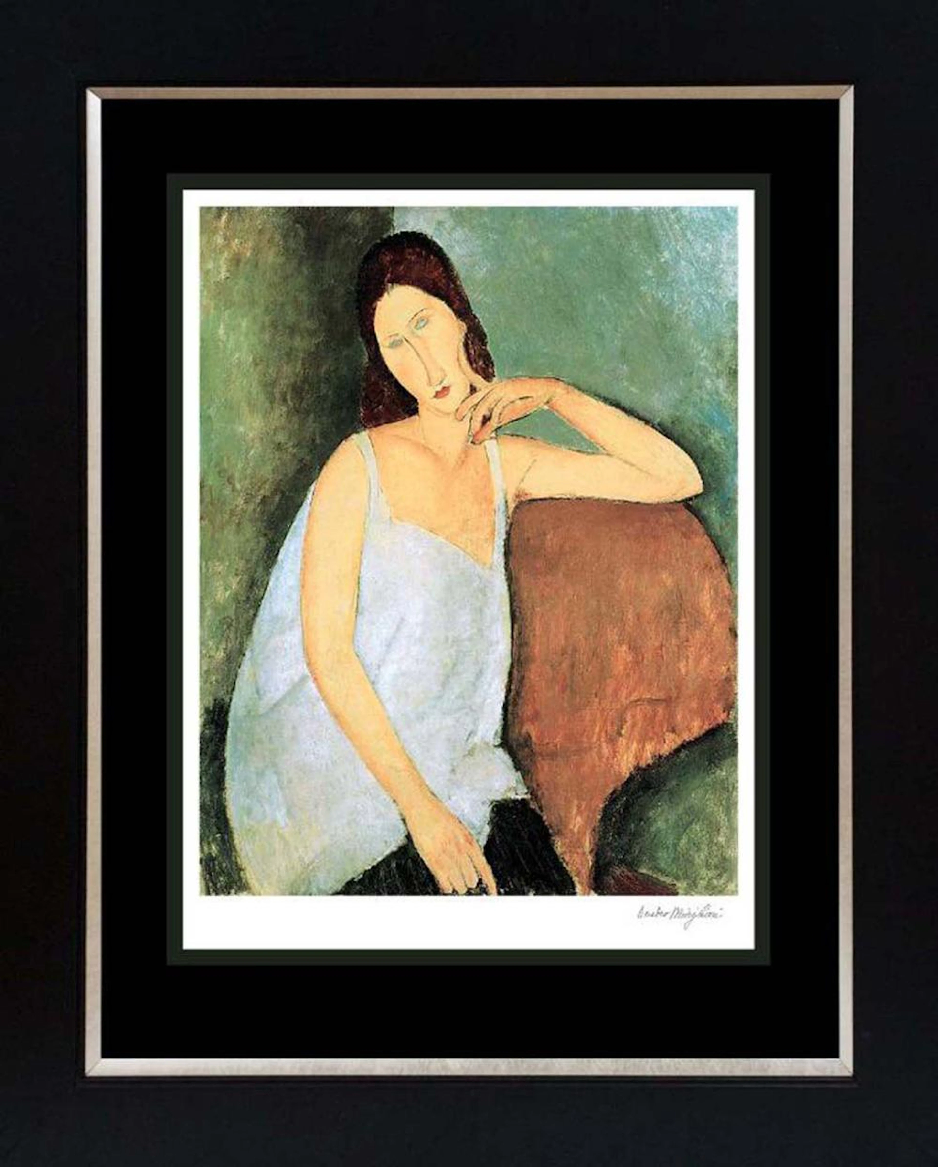 After Modigliani Jeanne Hebuterne Lithograph