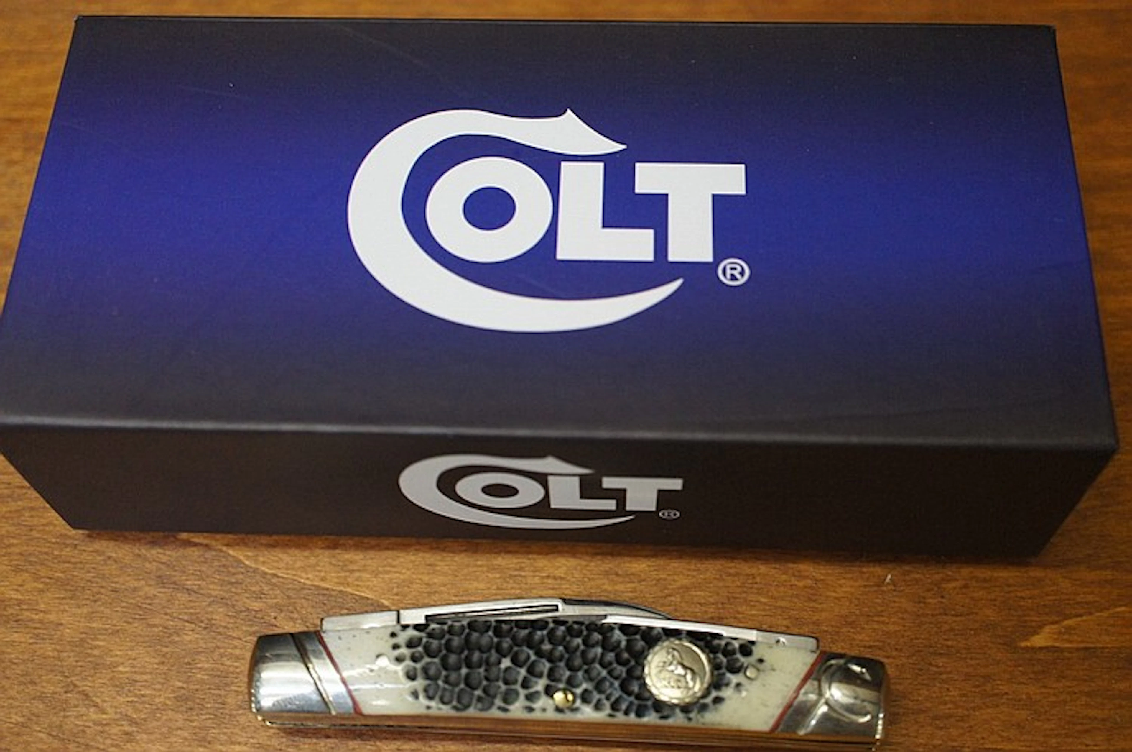 Colt Bone Handle 4 Blade Pocket Knife