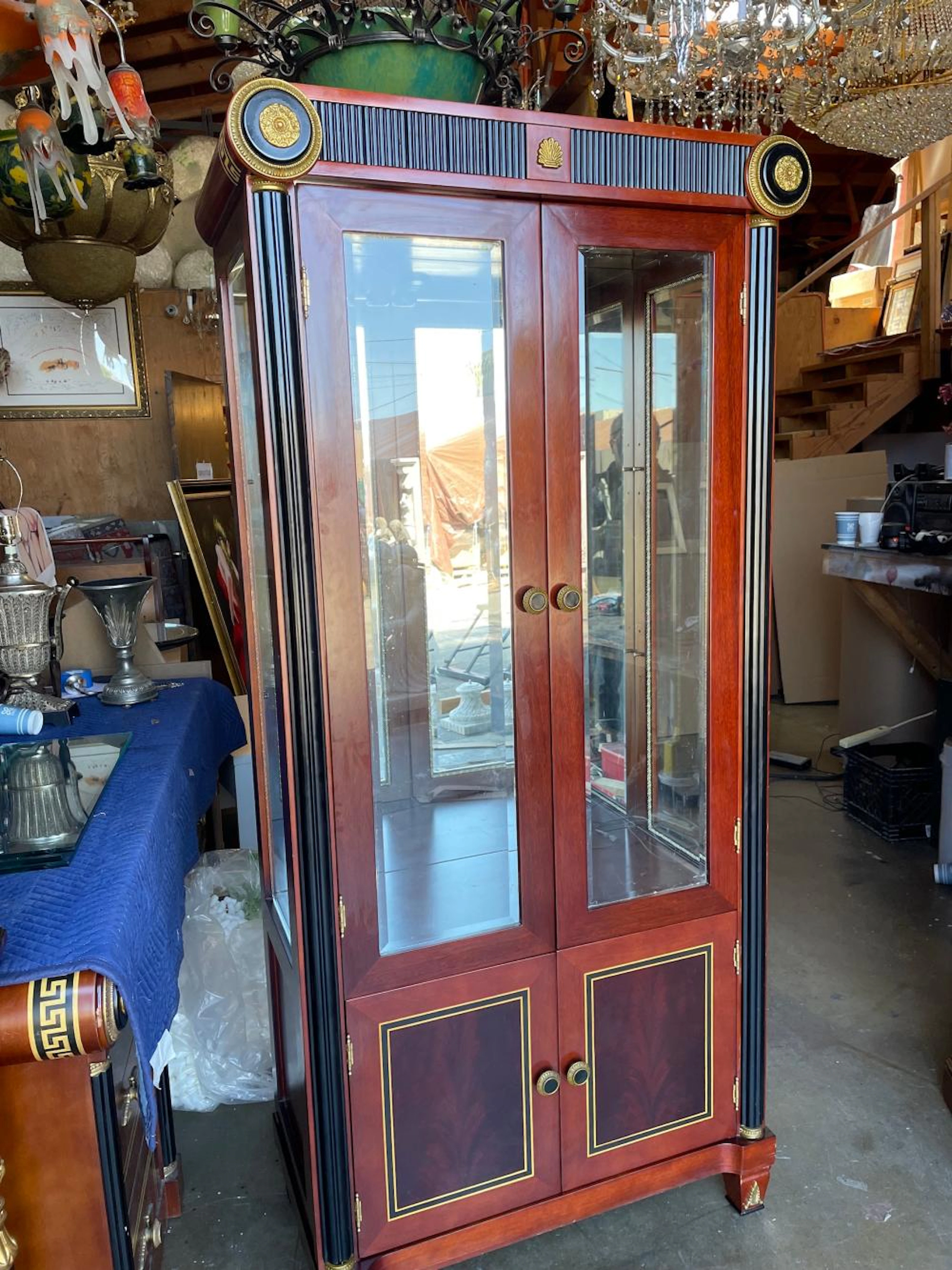 Cabinet with Infinity Desig