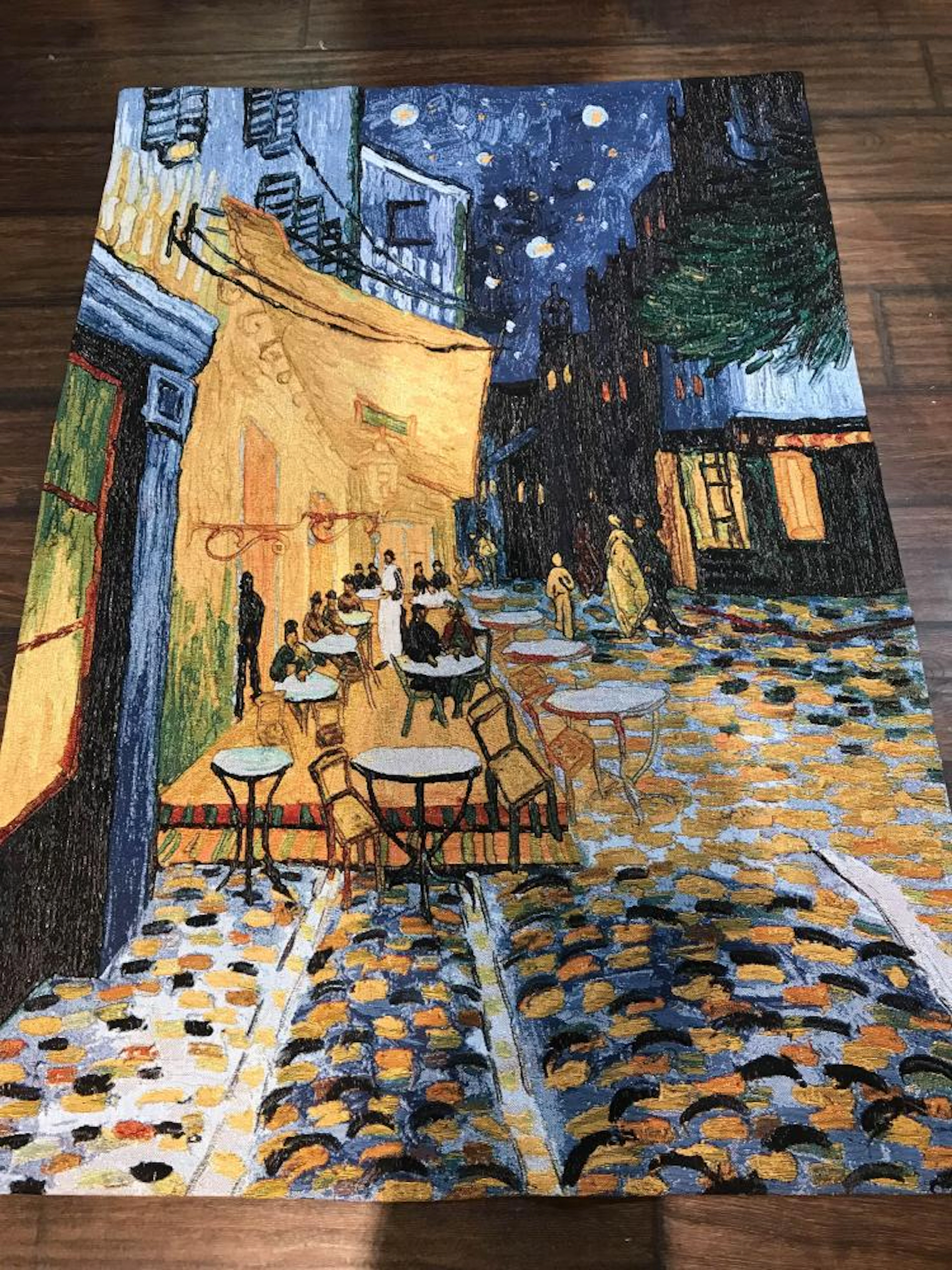 Van Gogh Evening Street Scene Tapestry