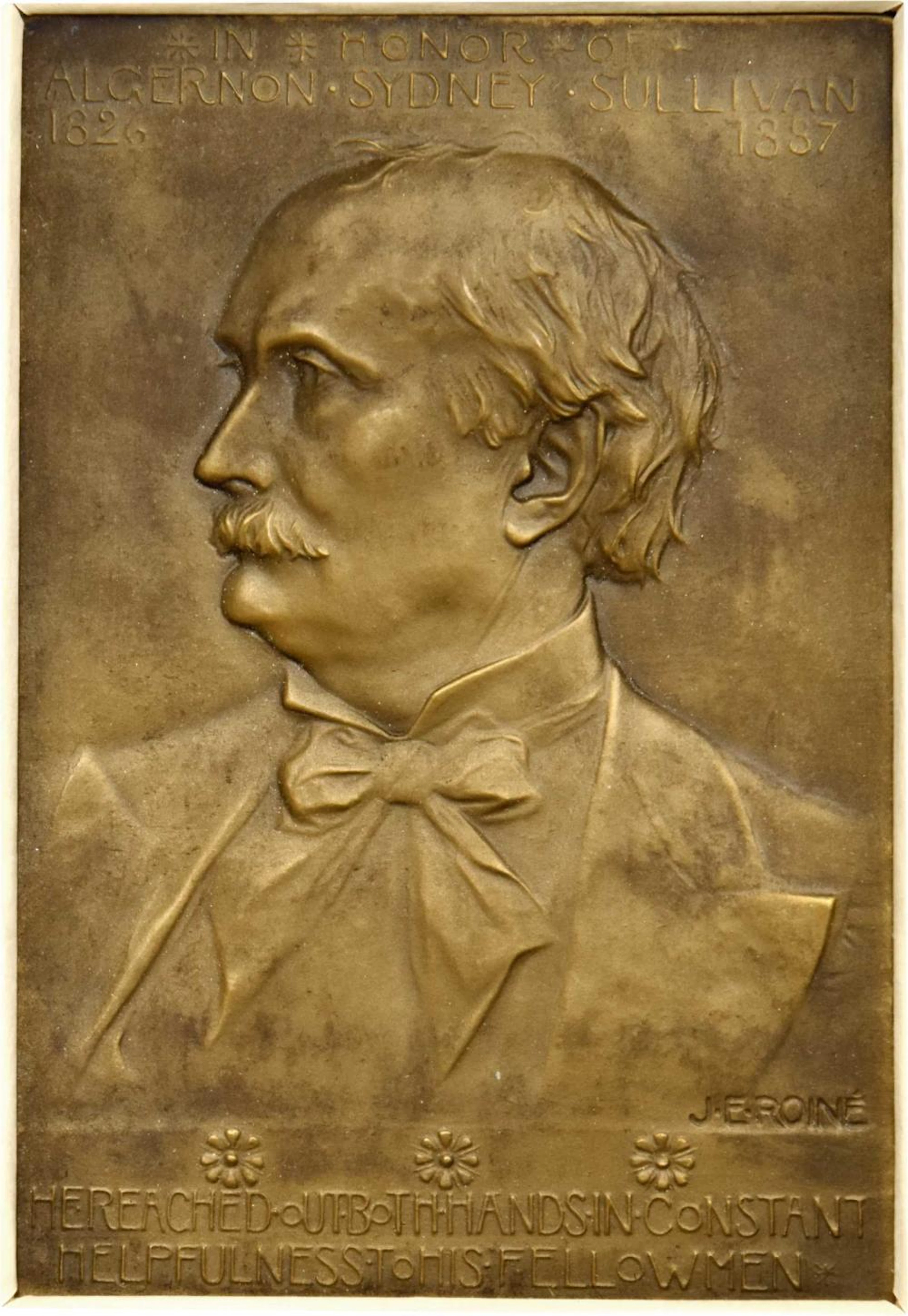 1908 Algernon Sydney Sullivan Plaque