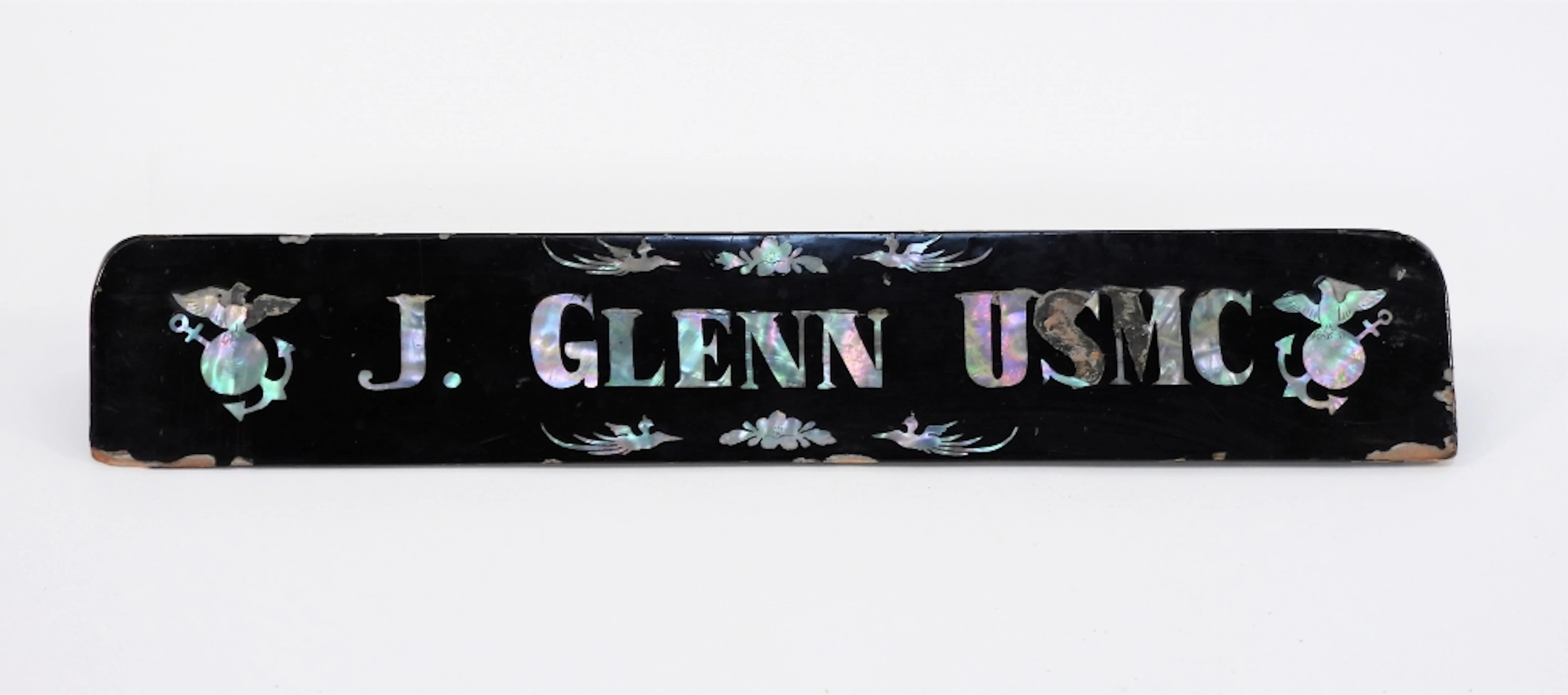 John Glenn's Marine Corps Name Plate