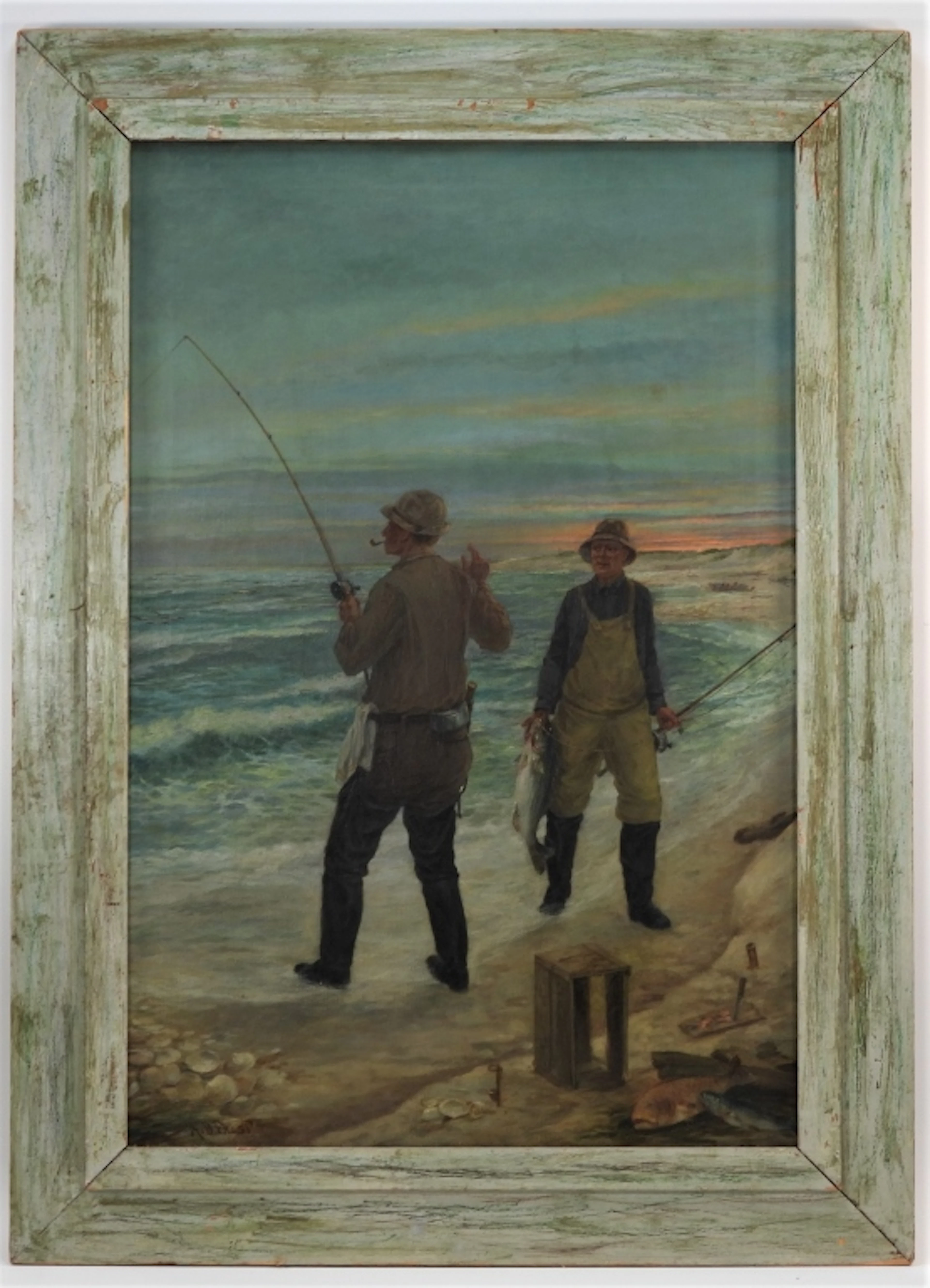 Arthur Burdett Frost Fishermen Painting - Arthur Burdett Frost