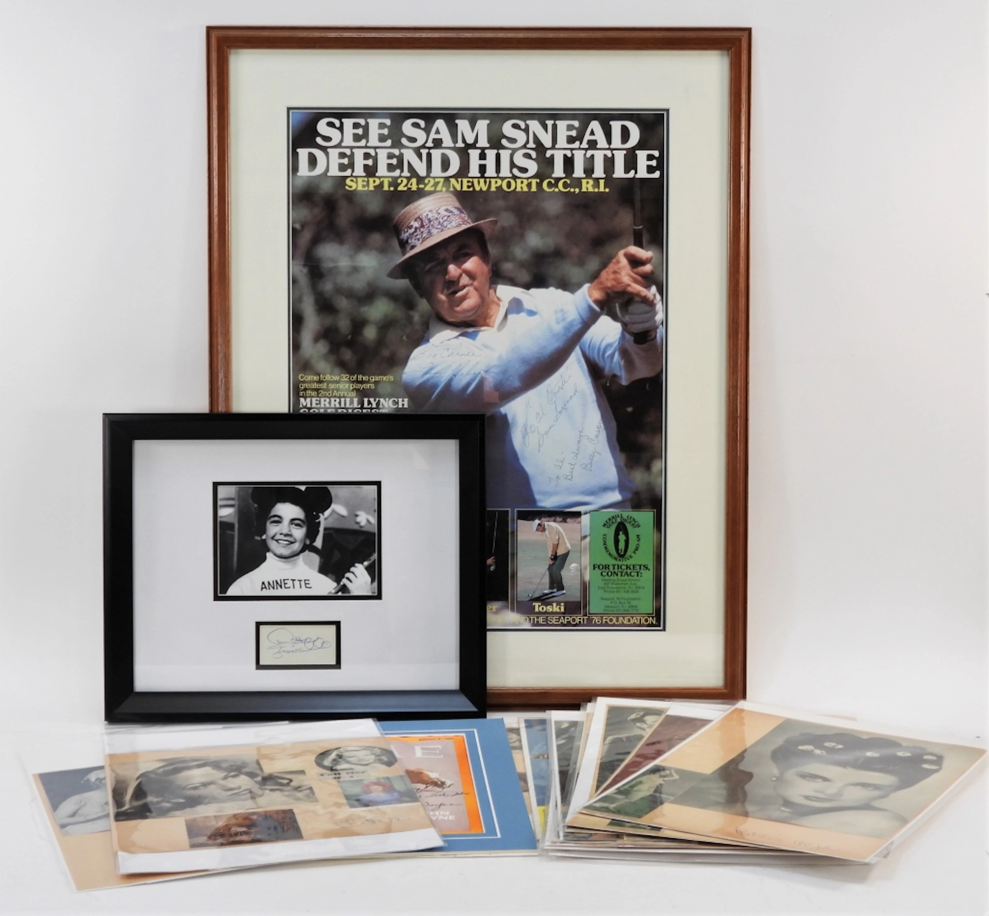 15PC Hollywood & Golf Signatures Collection