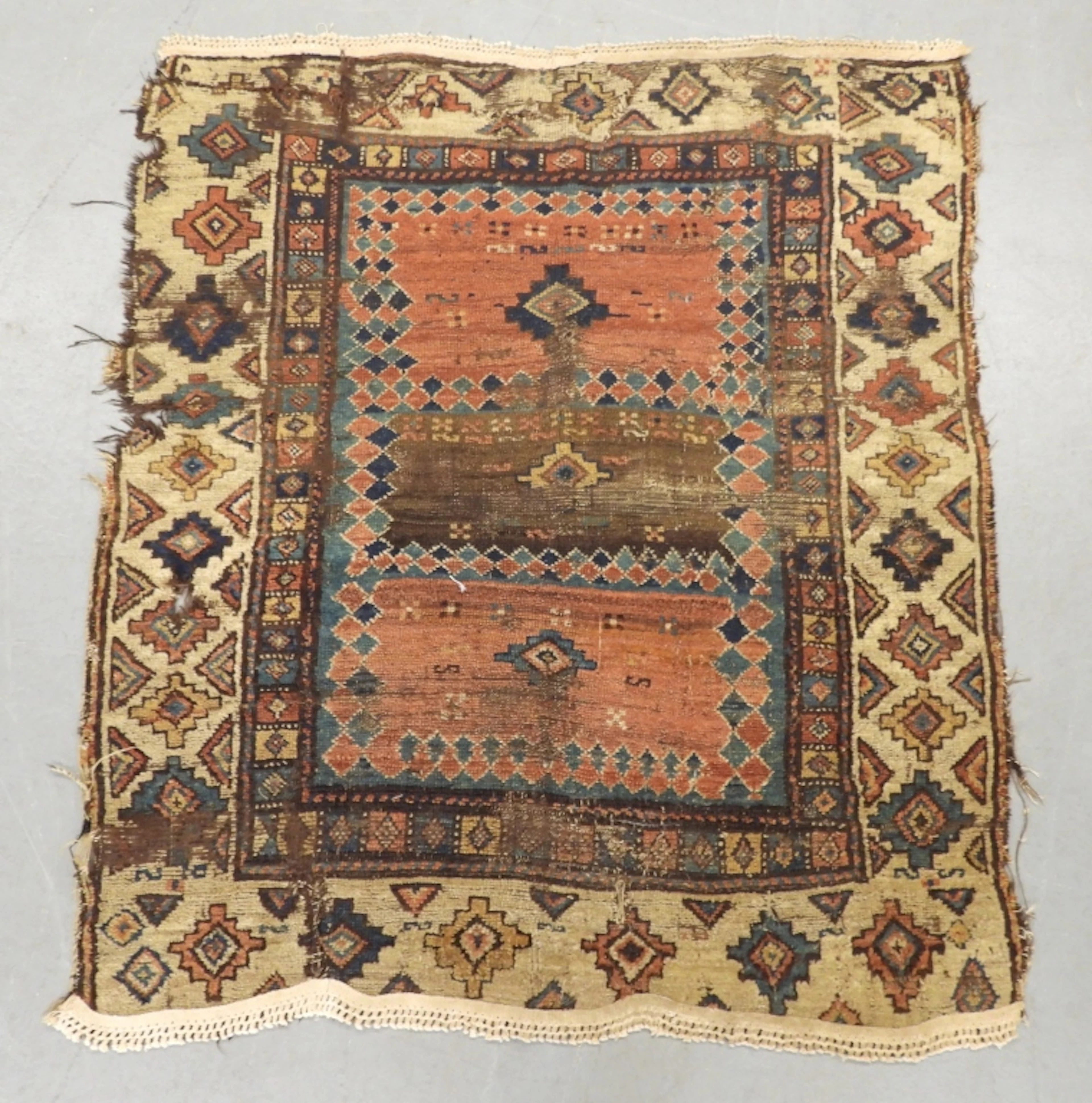 Geometric Kazak Rug
