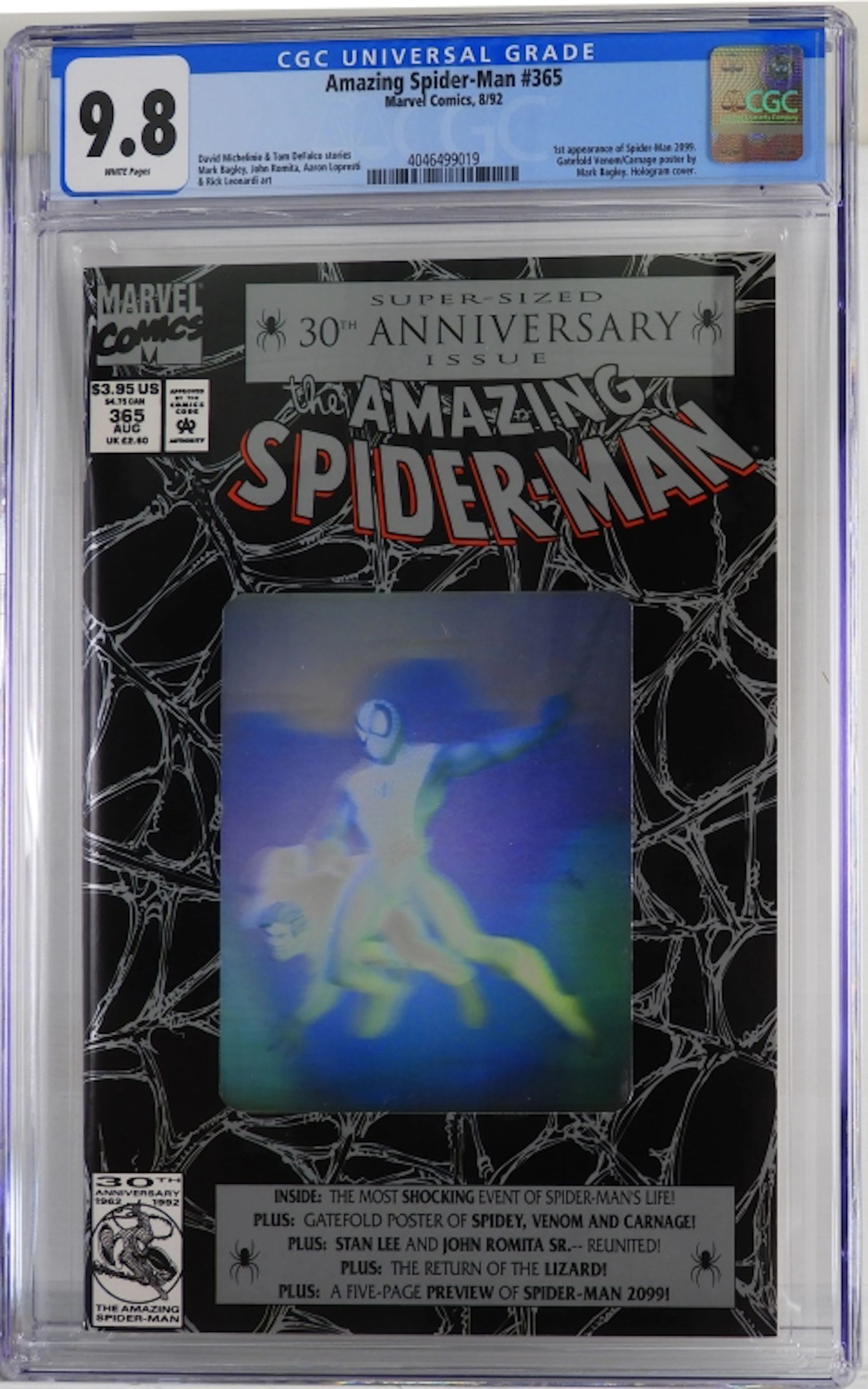 Marvel Comics Amazing Spider-Man #365 CGC 9.8