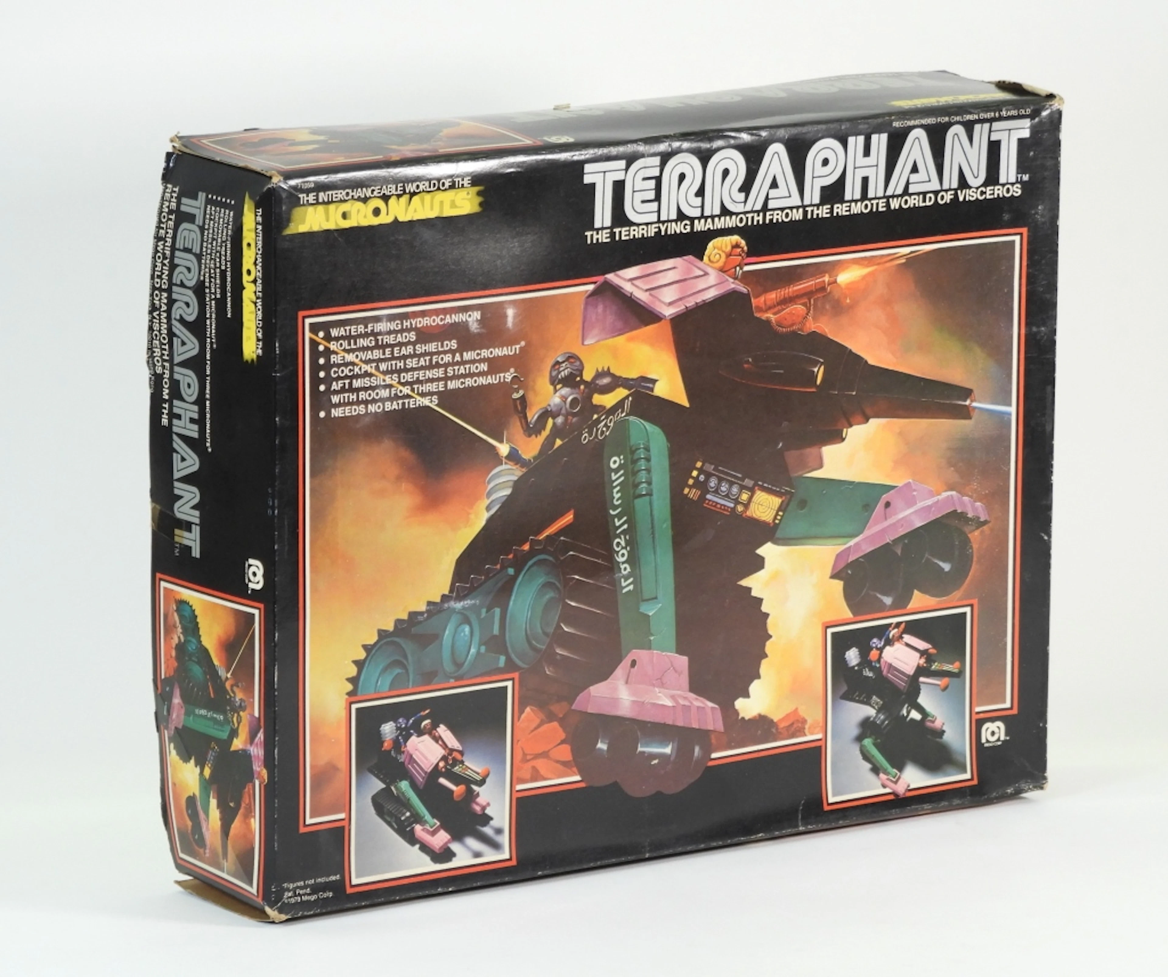 1979 Mego Micronauts Terraphant Tank MIB Unused