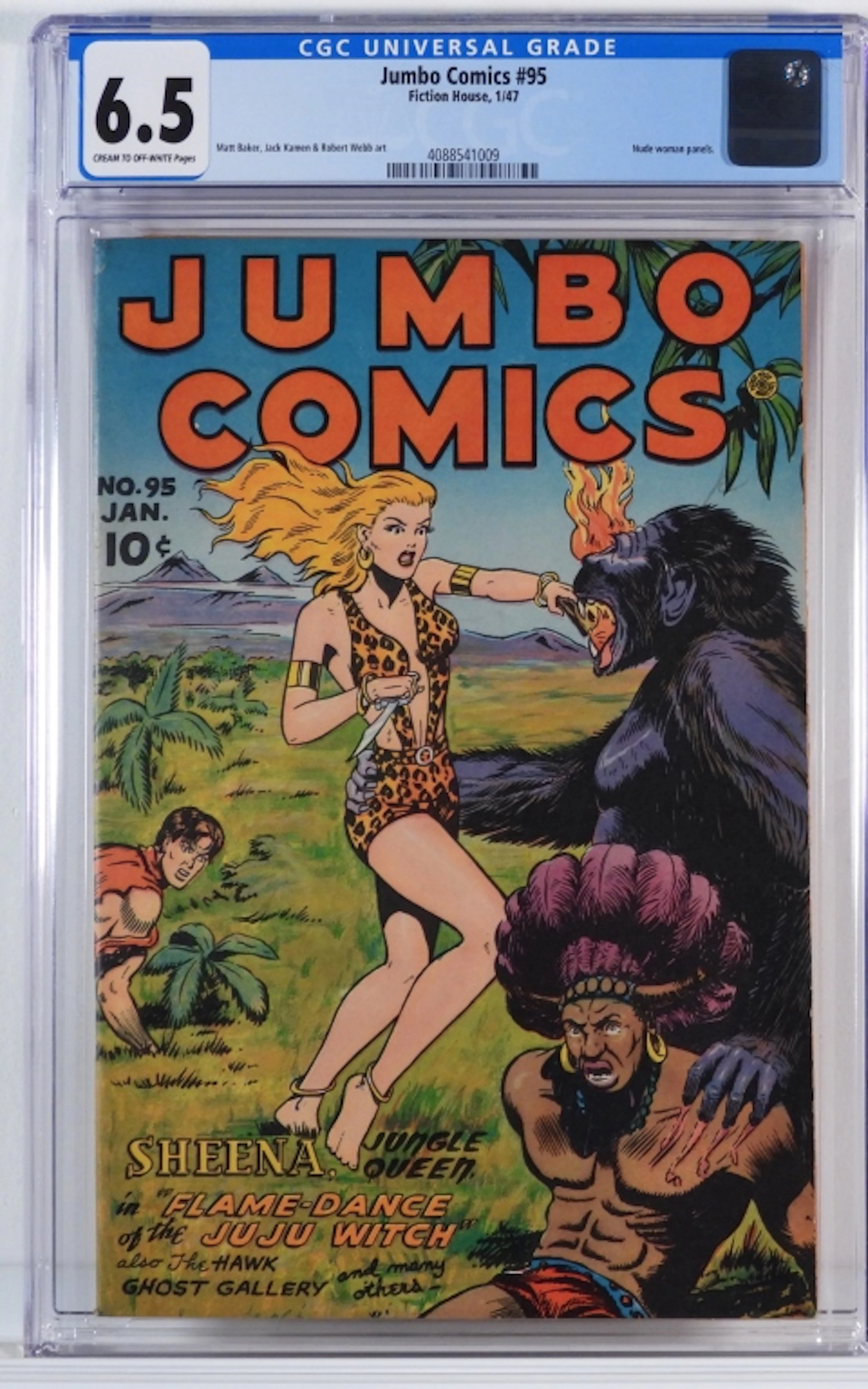 Fiction House Jumbo Comics #95 CGC 6.5