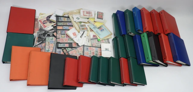 Large Group of WWII German Stamps