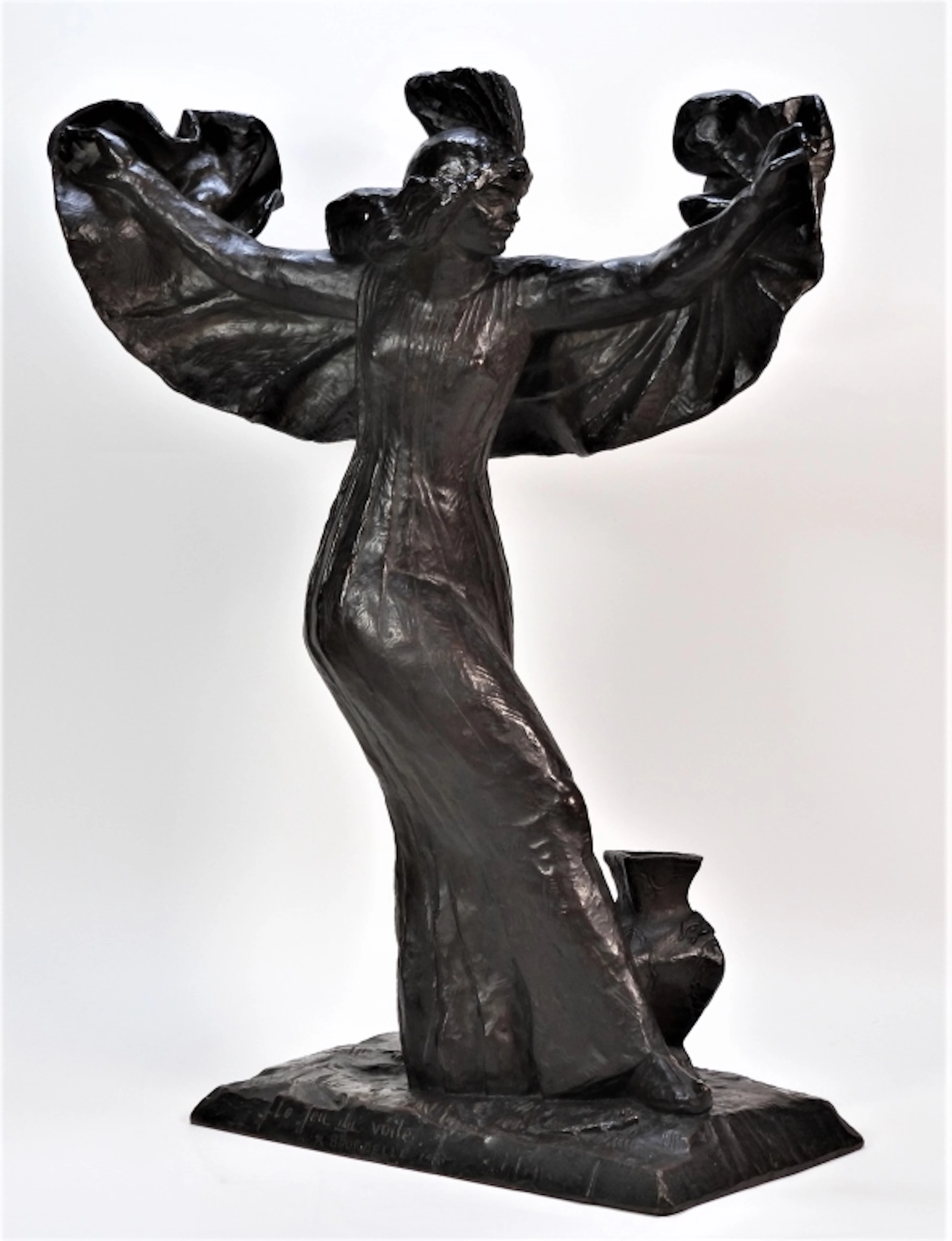 Antoine Bourdelle Dancing Woman Bronze Sculpture - Antoine Bourdelle