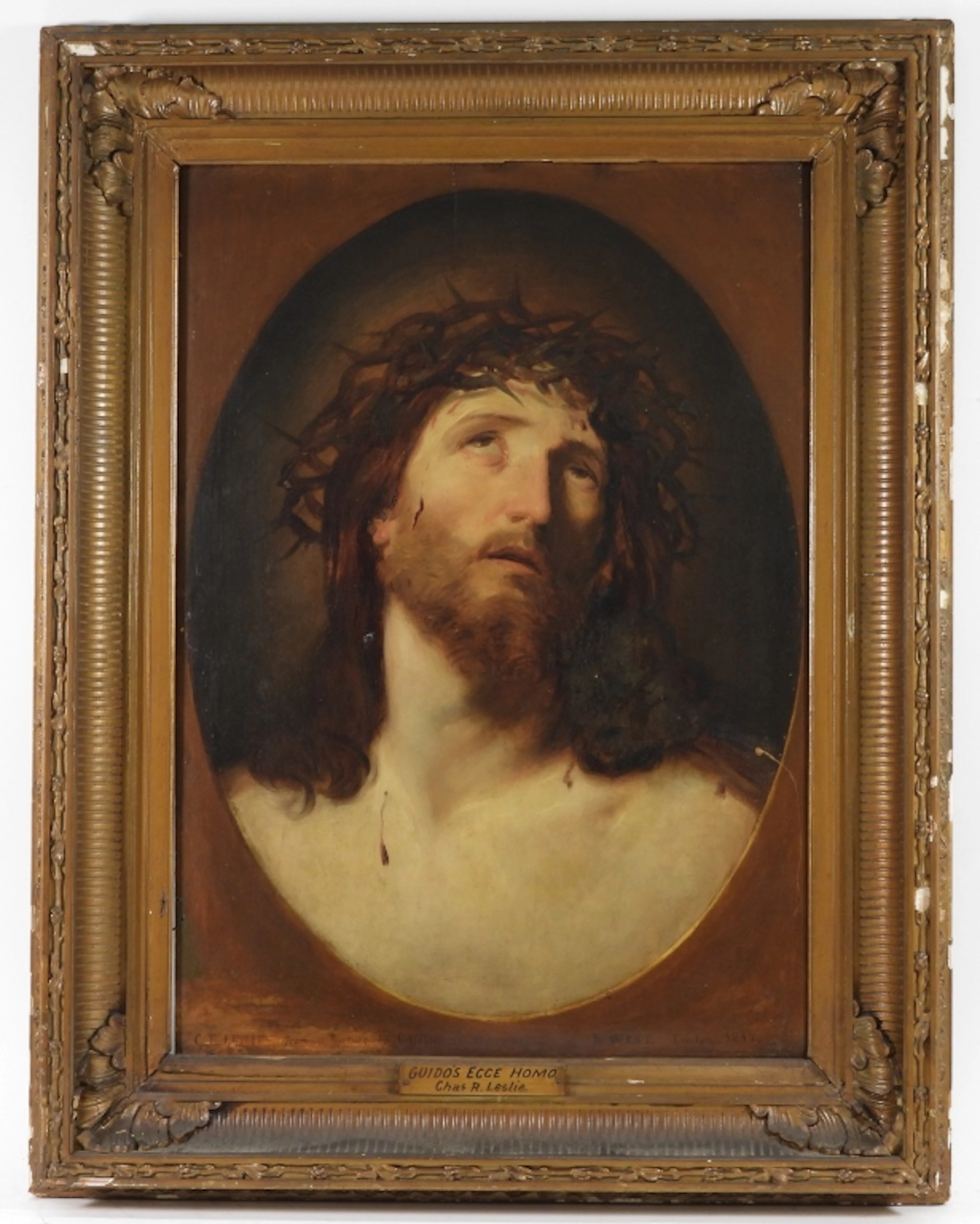 Charles R. Leslie Old Master Painting of Christ - Charles Robert Leslie