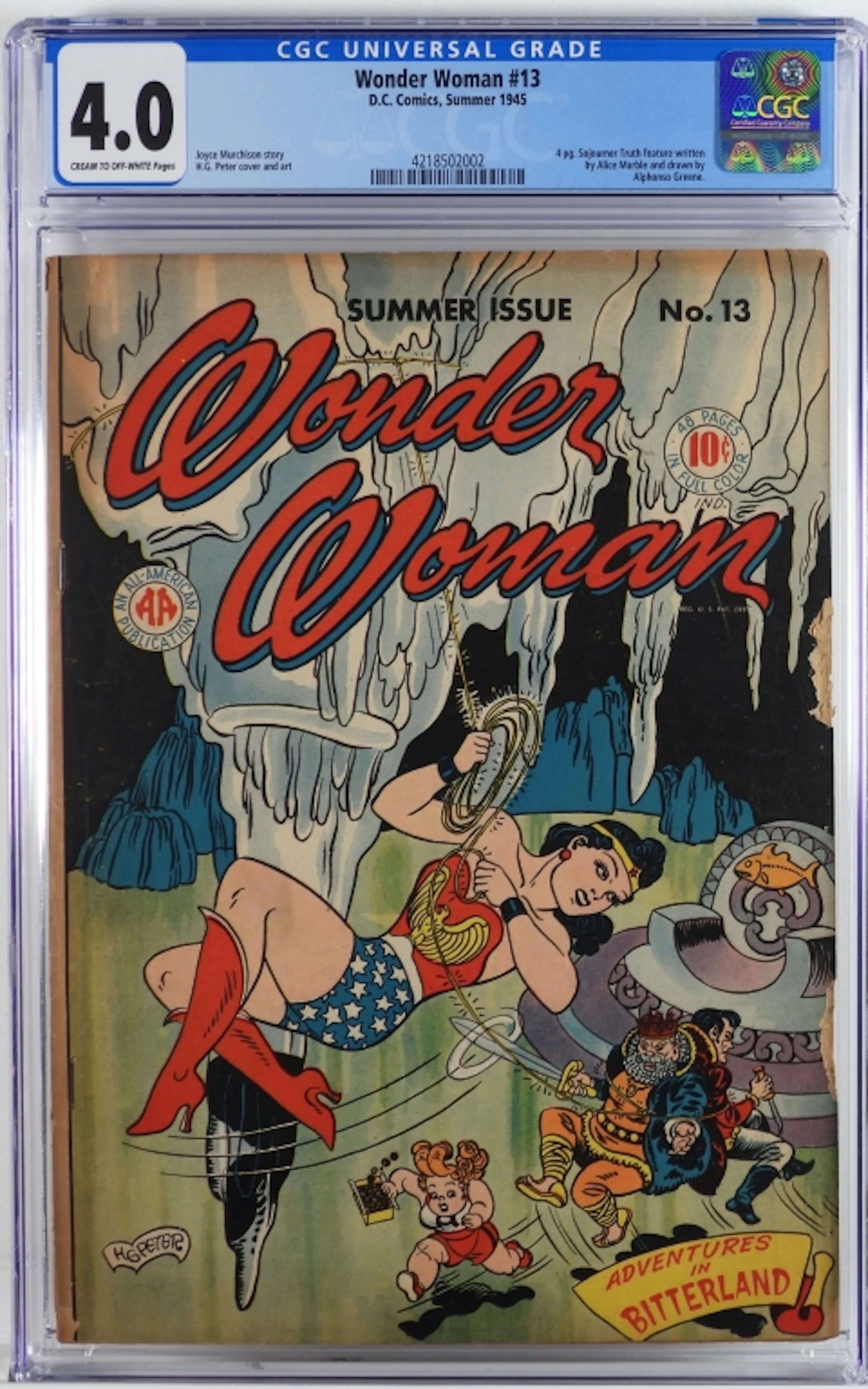 DC Comics Wonder Woman #13 CGC 4.0