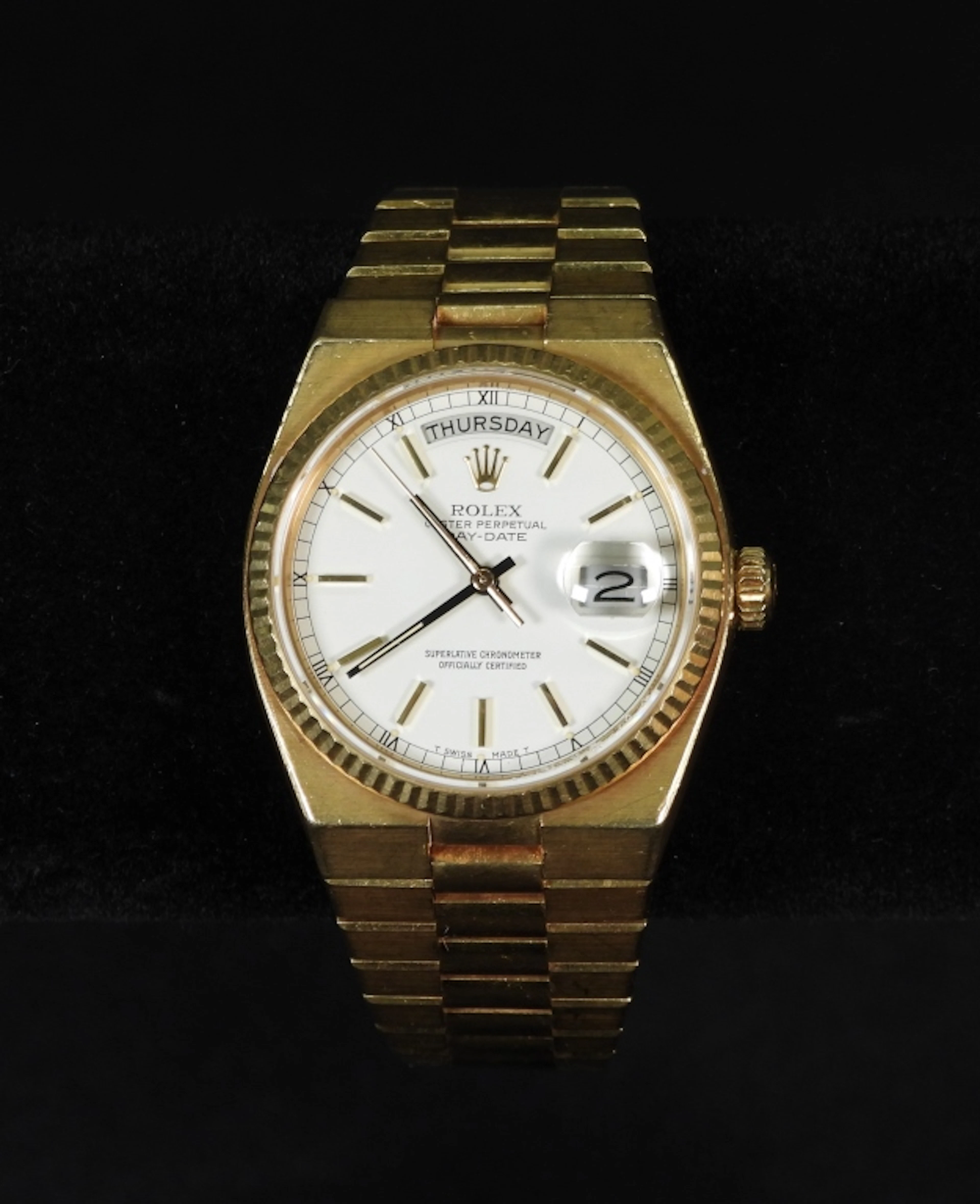 Rolex 18K Gold Presidential Oysterquartz Ref.19018