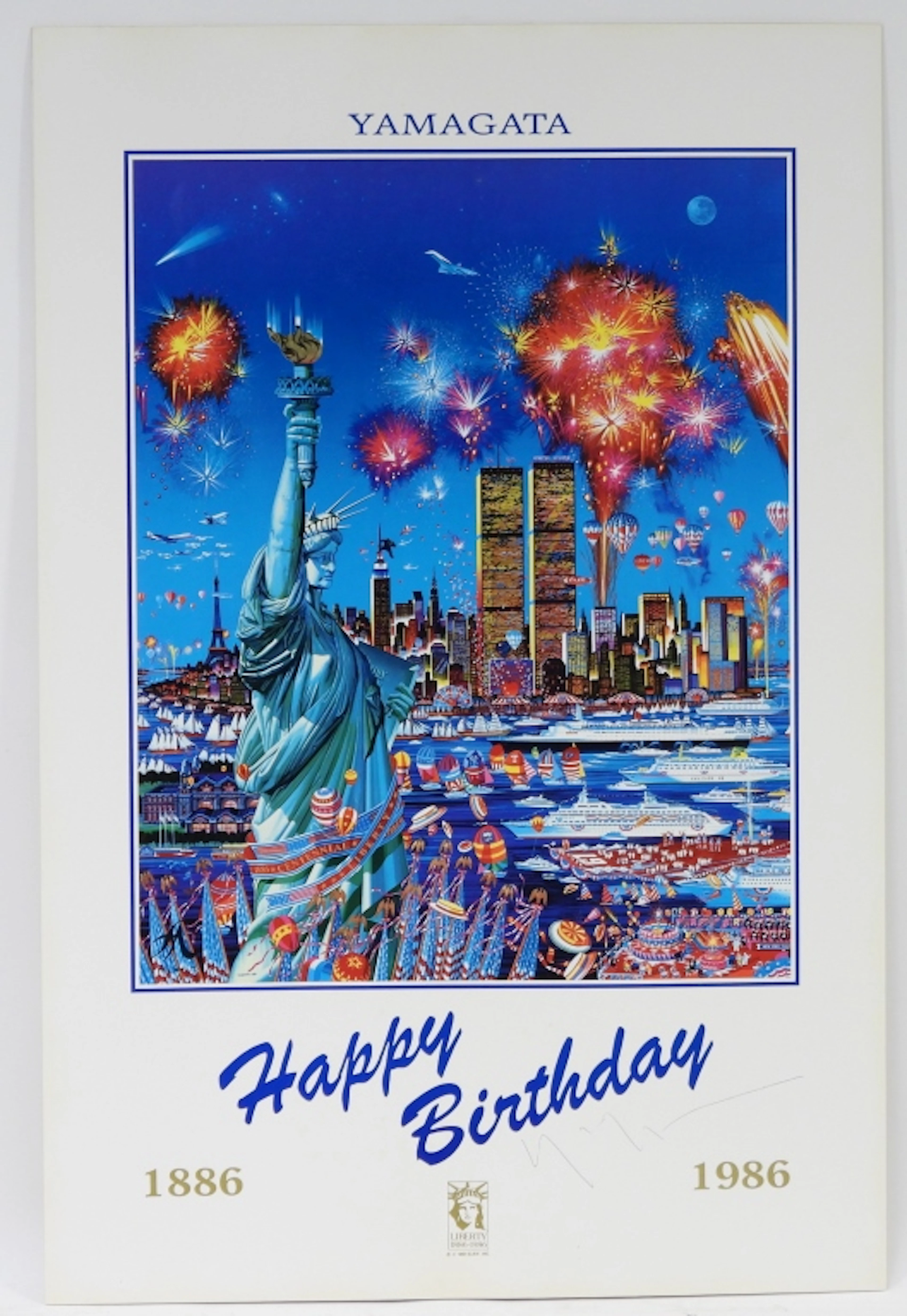 Hiro Yamagata Happy Birthday Liberty Poster - Hiro Yamagata