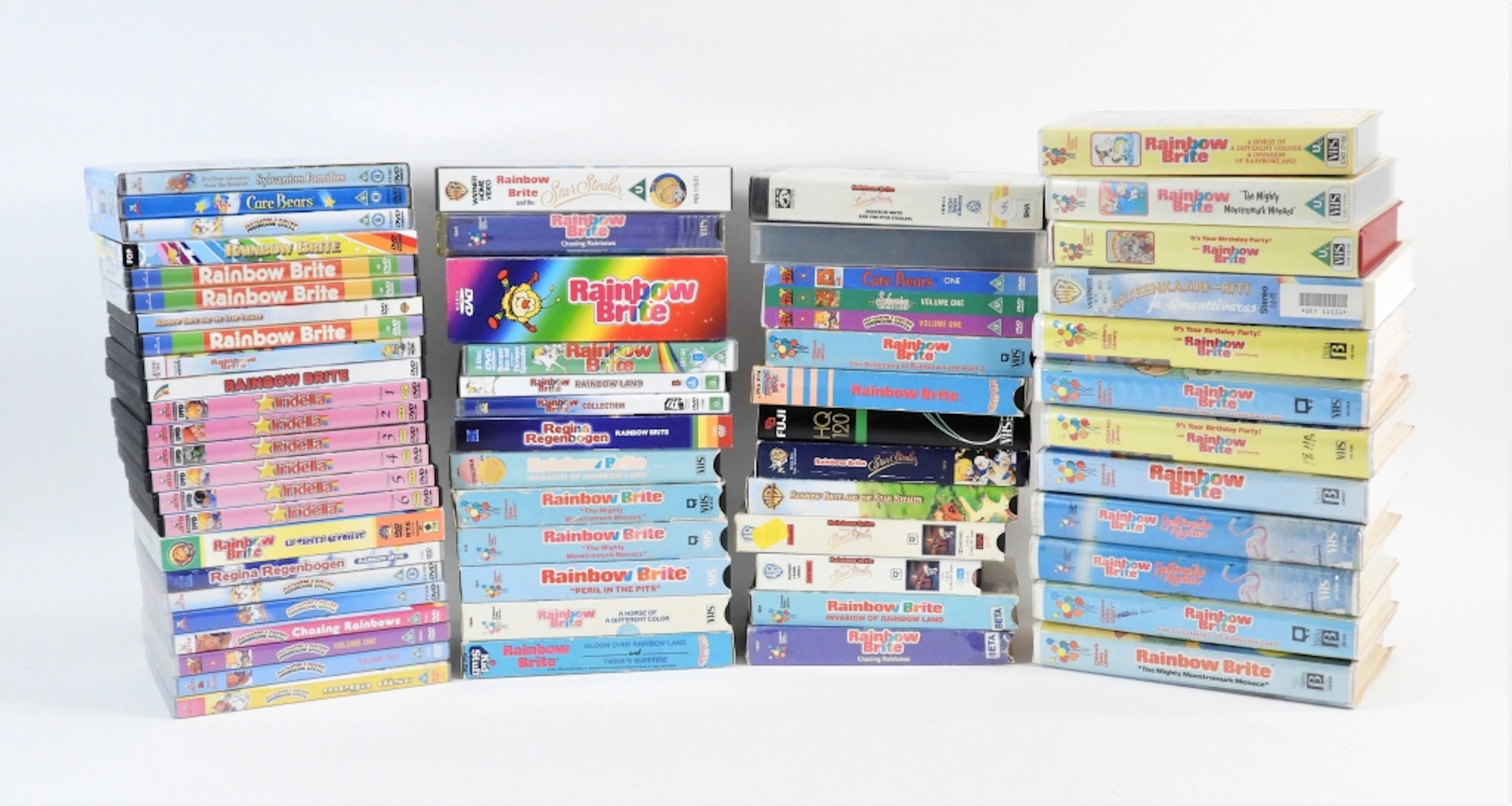 50+ Rainbow Brite DVD VHS Video Show Archive