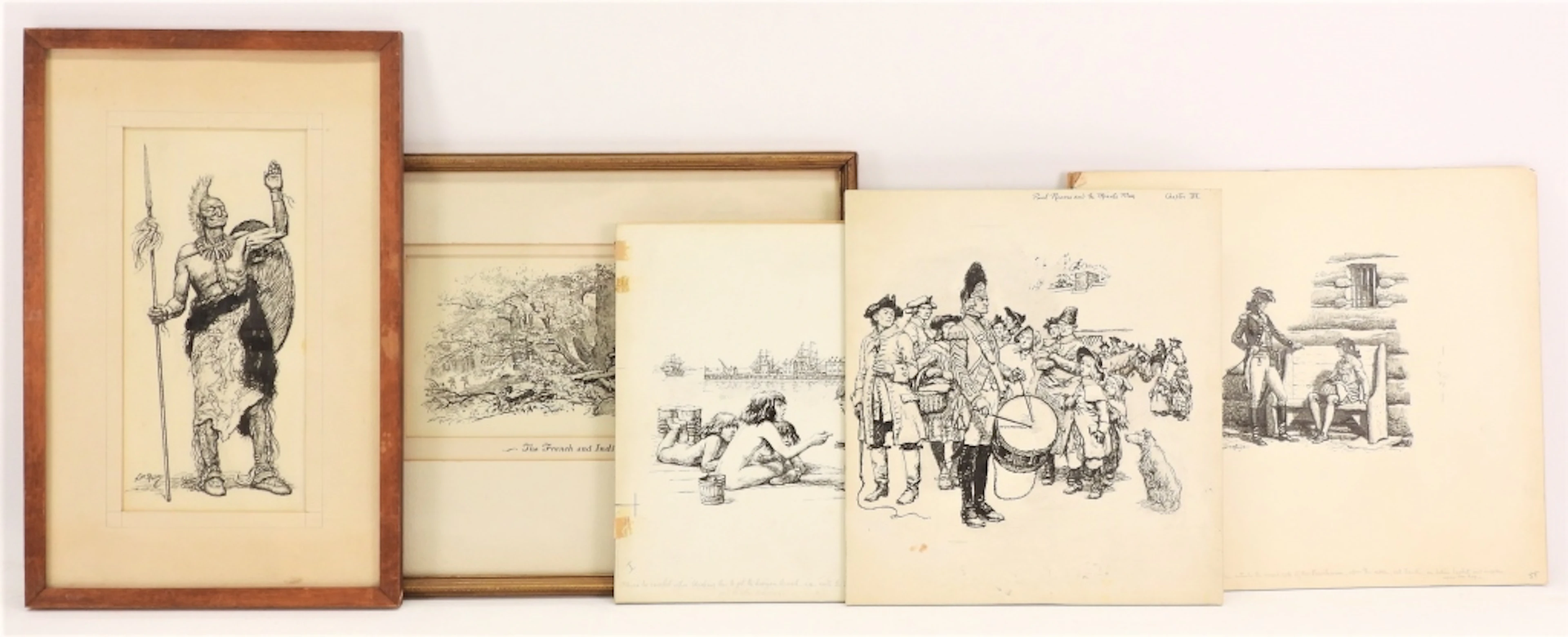 Five Norman Price Illustrations