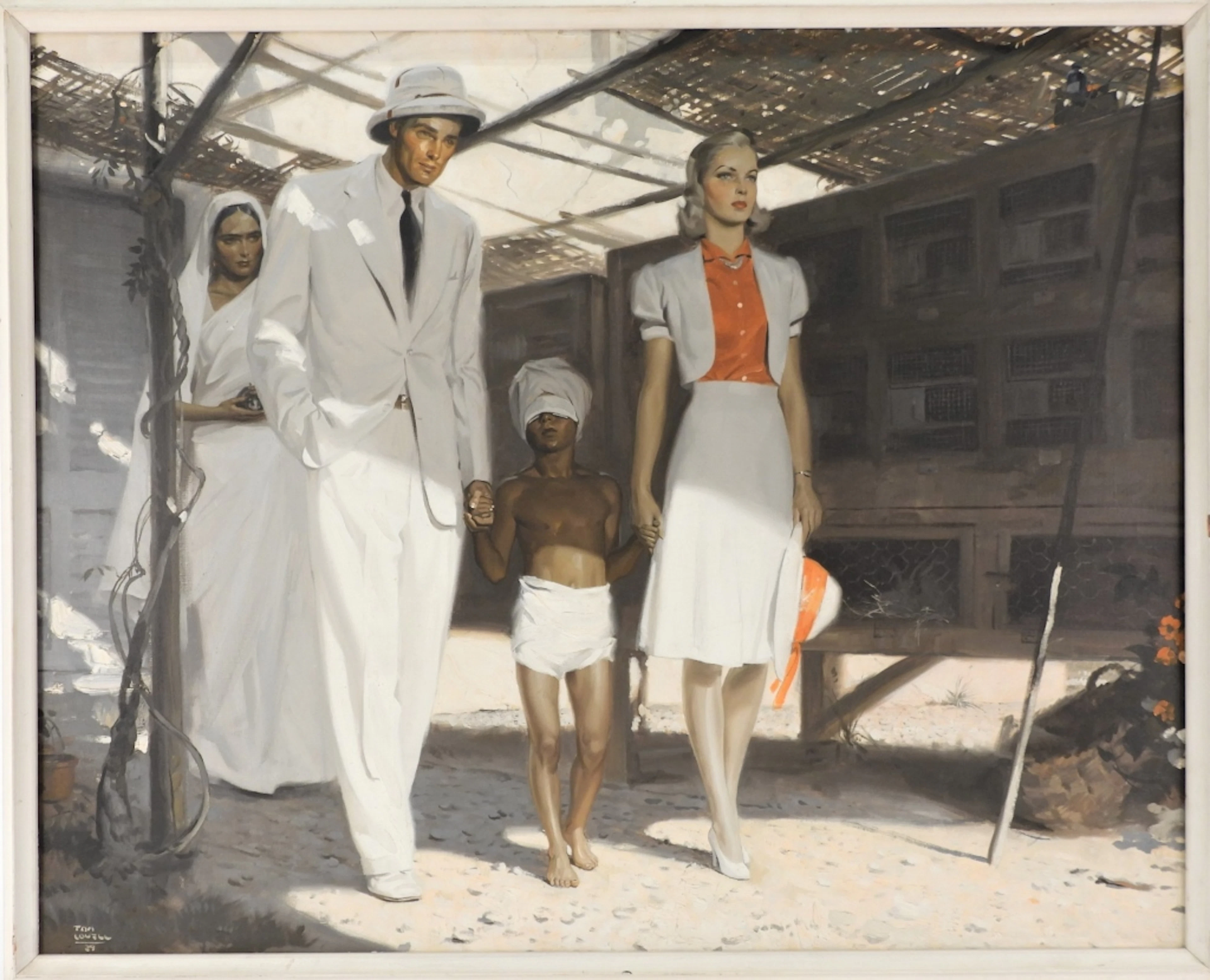 Tom Lovell "Bombay Nights" Painting