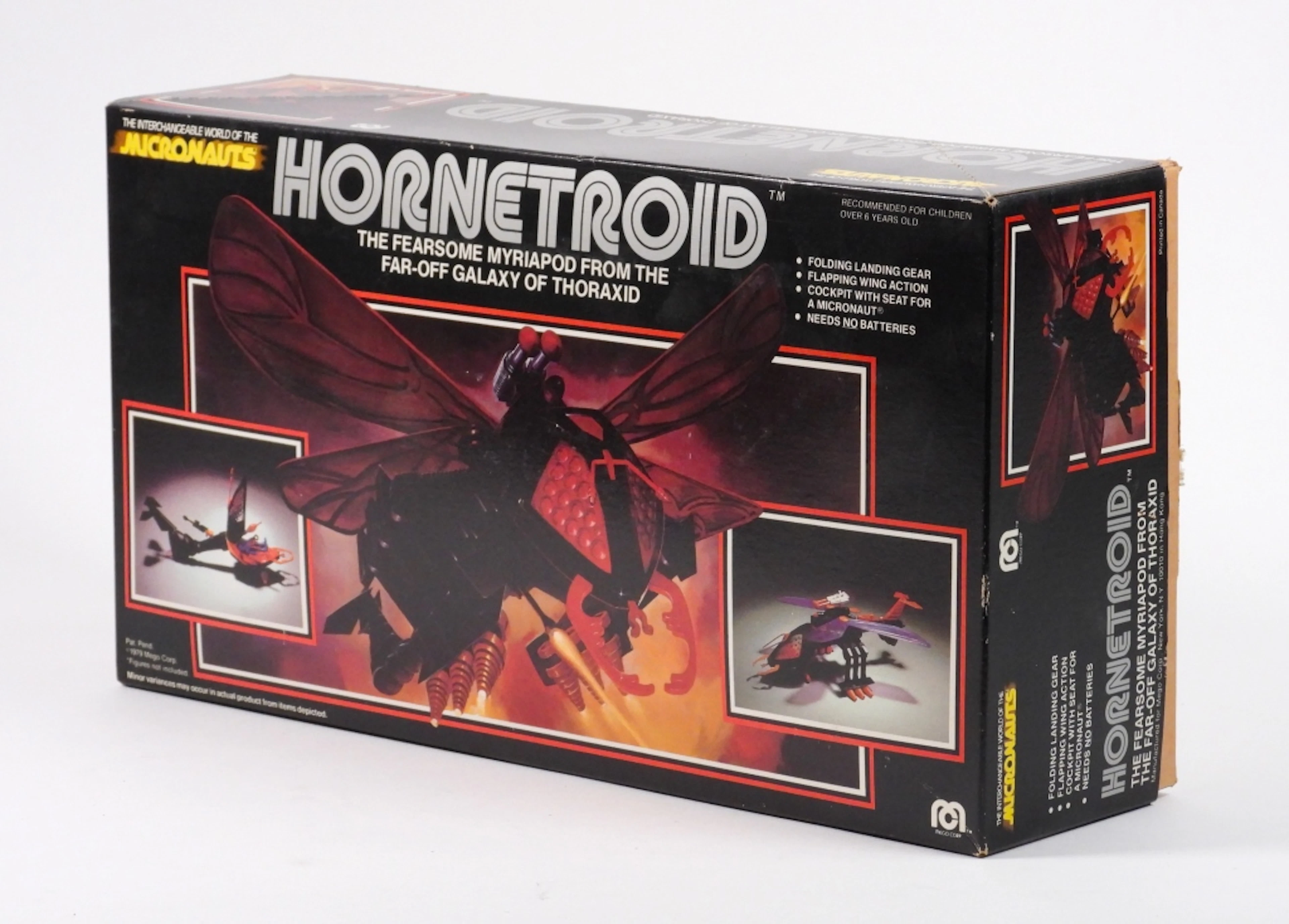 1979 Mego Micronauts Hornetroid MIB Unused