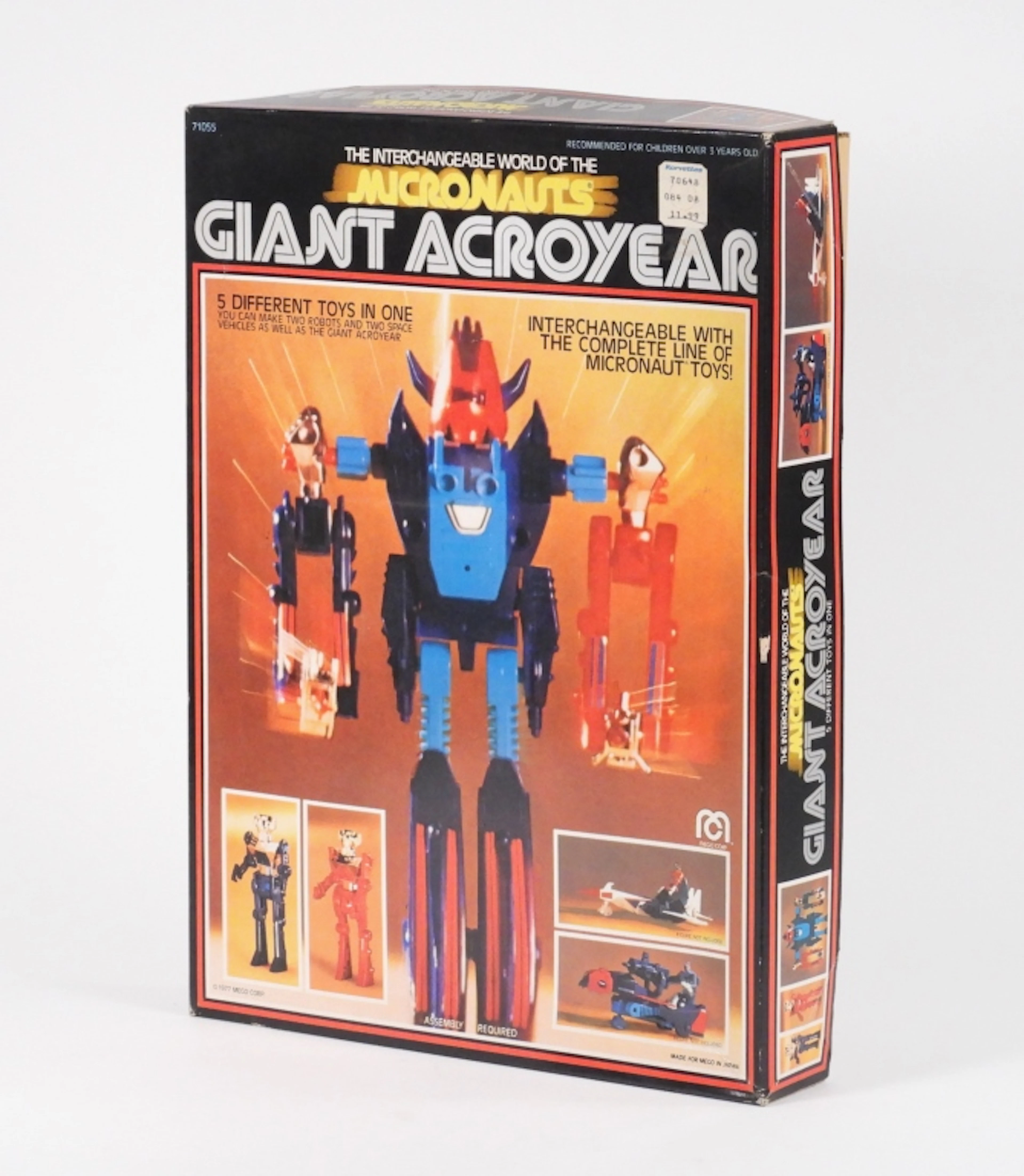 1977 Mego Micronauts Giant Acroyear MIB Unused
