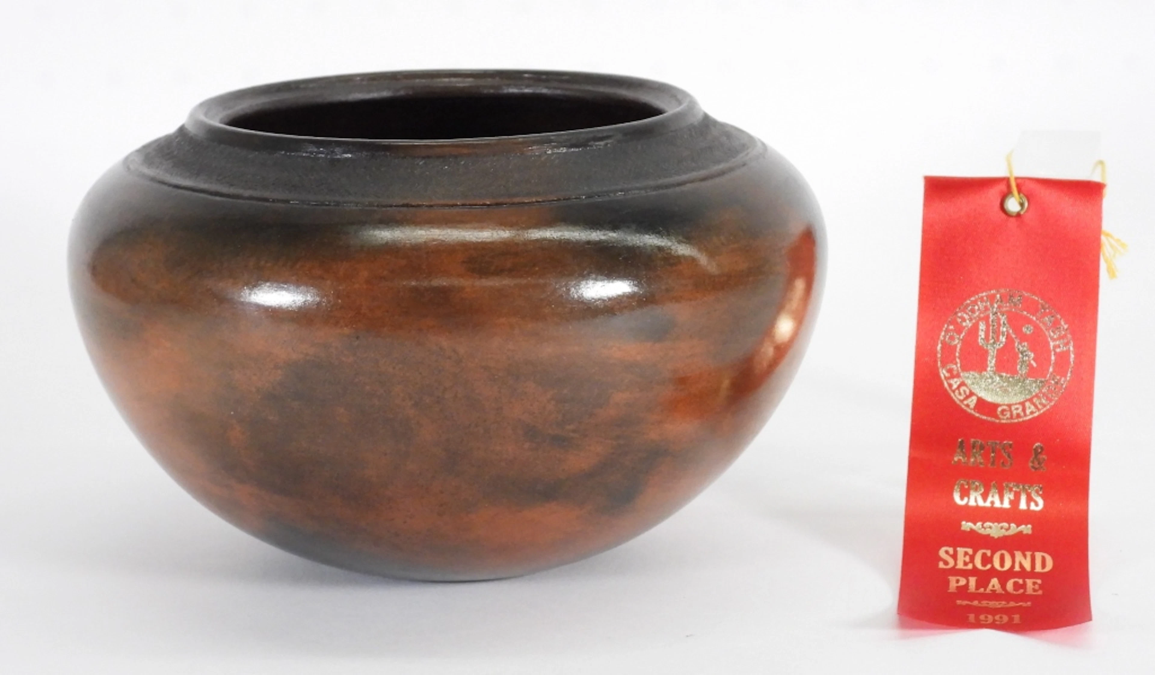 Christine Carol McHorse Native American Turtle Pot - Christine Carol McHorse