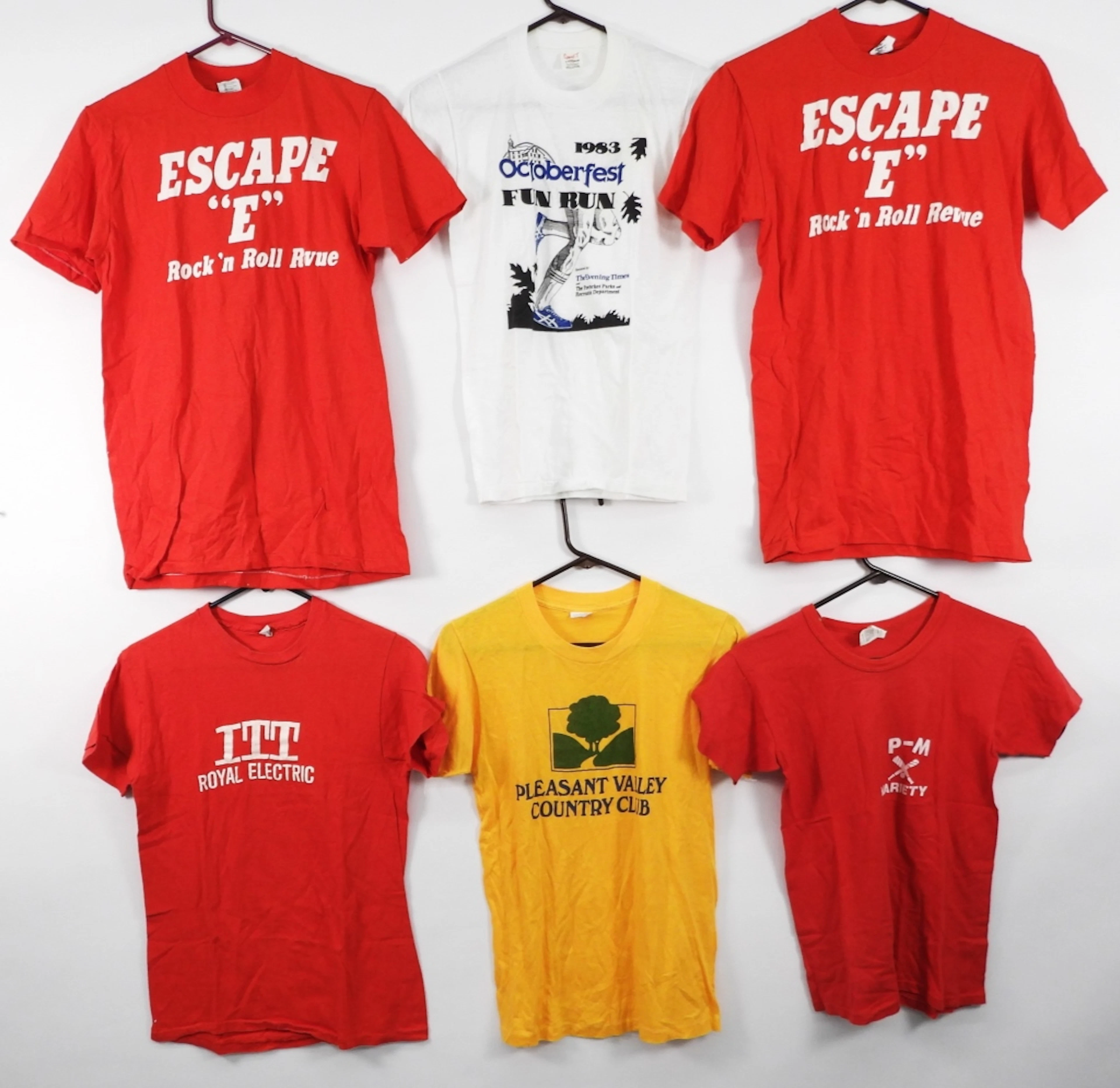 6 Single Stitch Vintage Rhode Island T-Shirts