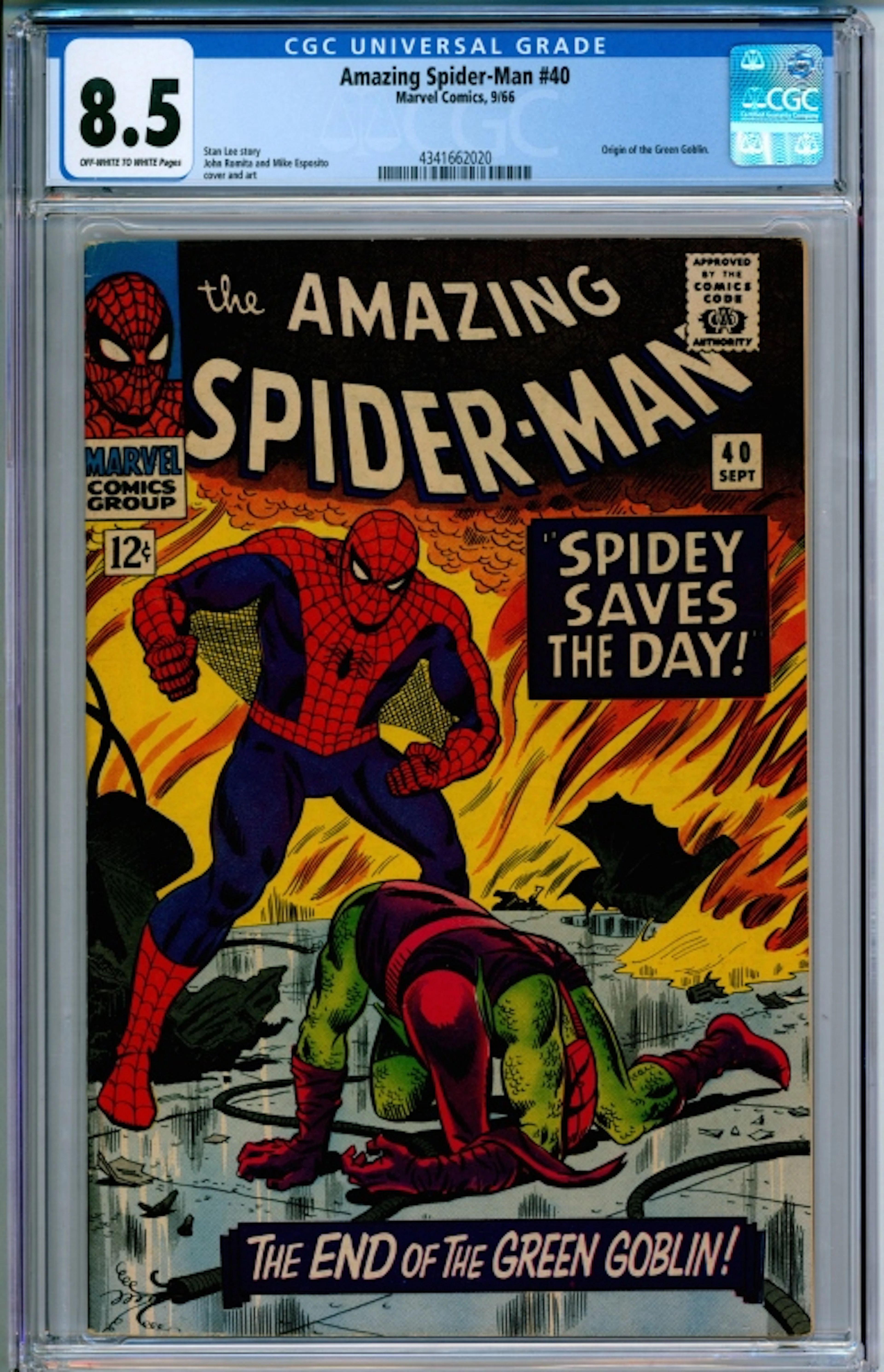 Marvel Comics Amazing Spider-Man #40 CGC 8.5
