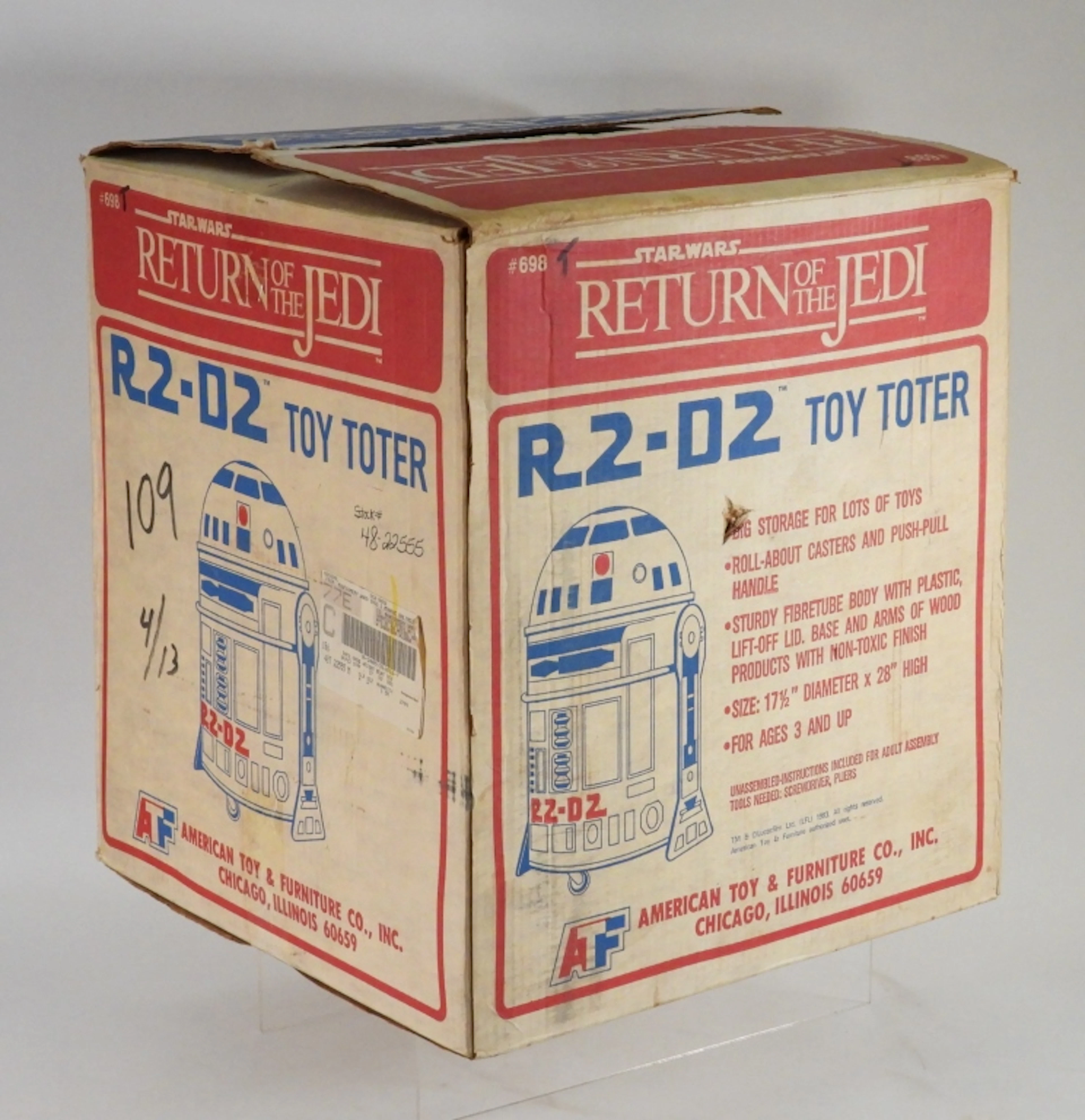 1983 Star Wars ROTJ R2-D2 Toy Totter MIB Unused