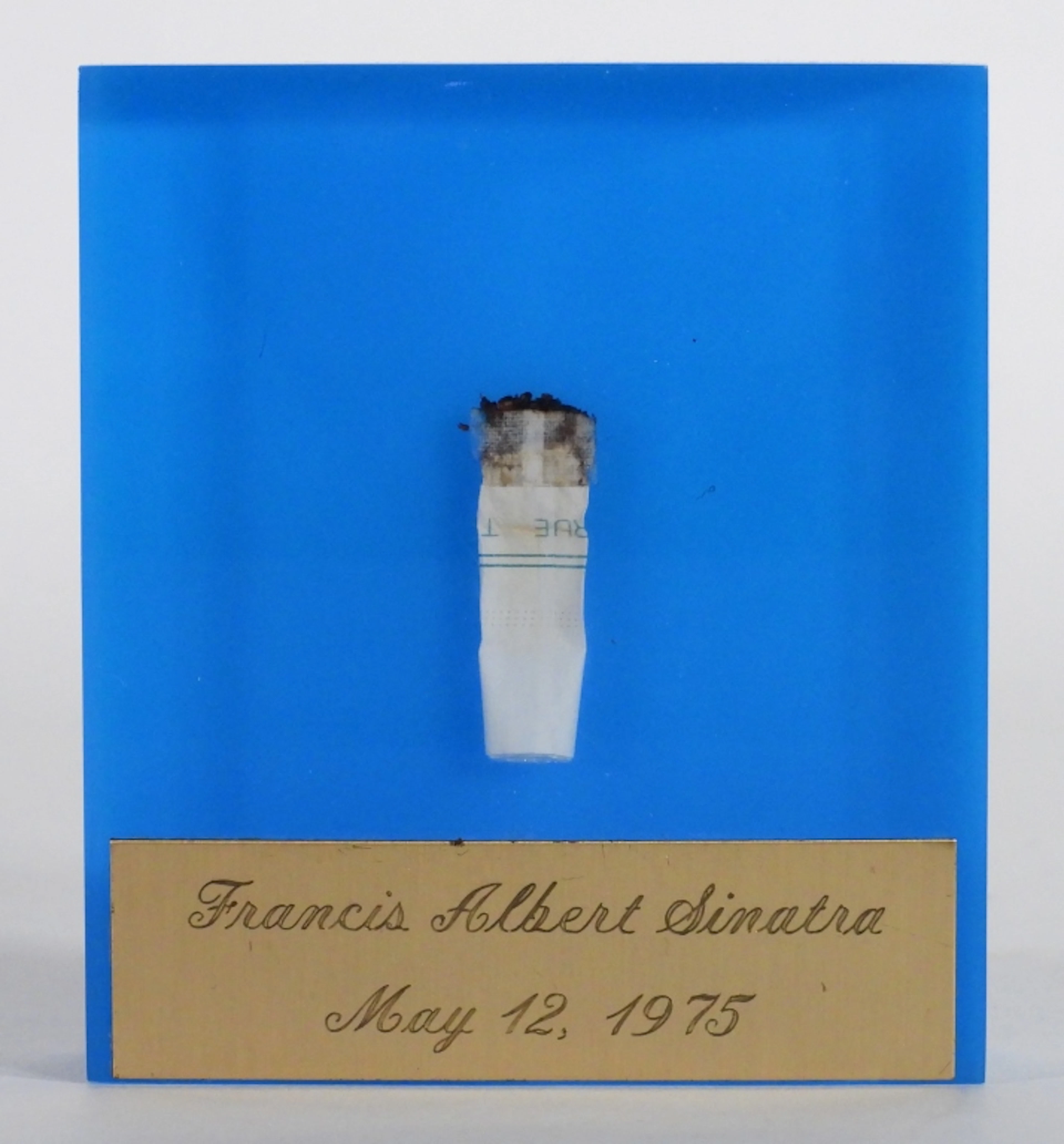 Frank Sinatra Smoked Cigarette 1975 Providence RI