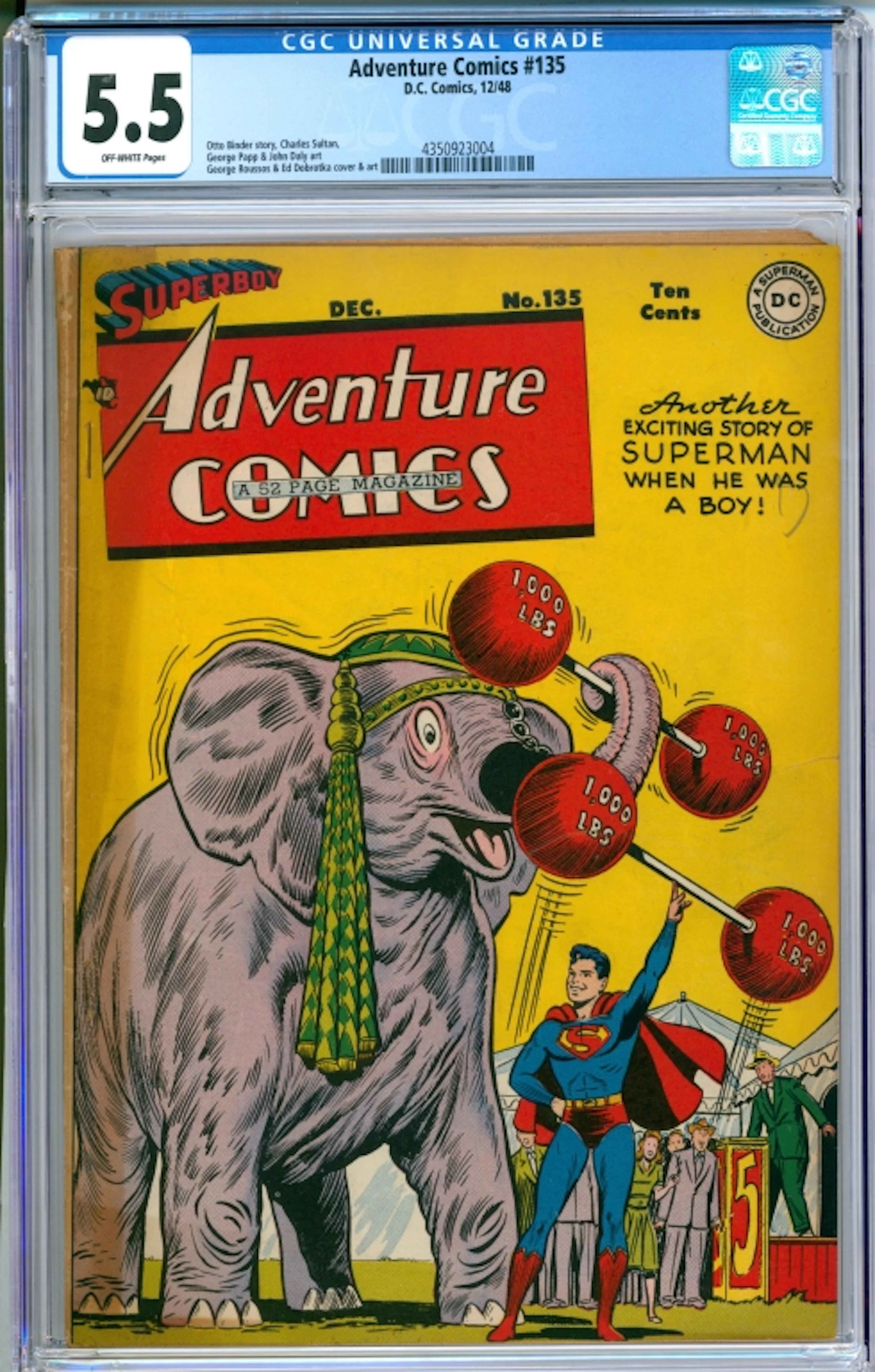 DC Comics Adventure Comics #135 CGC 5.5 - 4350923004