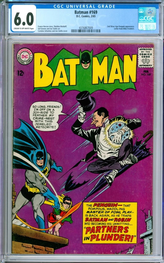 DC Comics Batman #169 CGC 6.0 - 4376867009