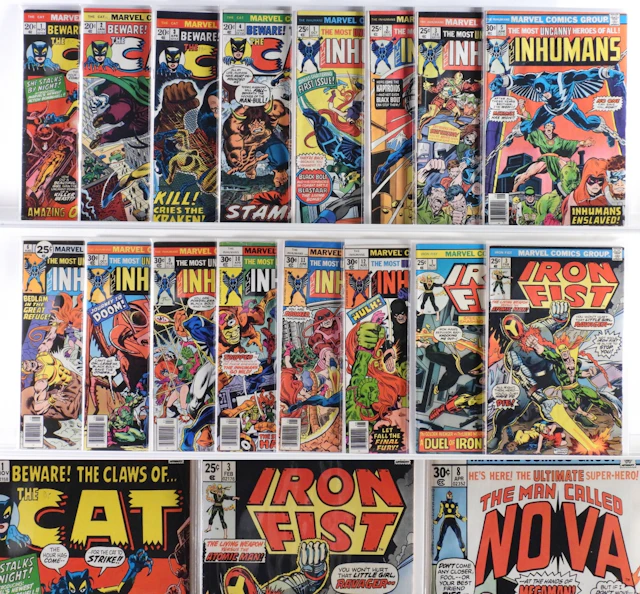 38PC Marvel Comics Bronze Age Hero Group