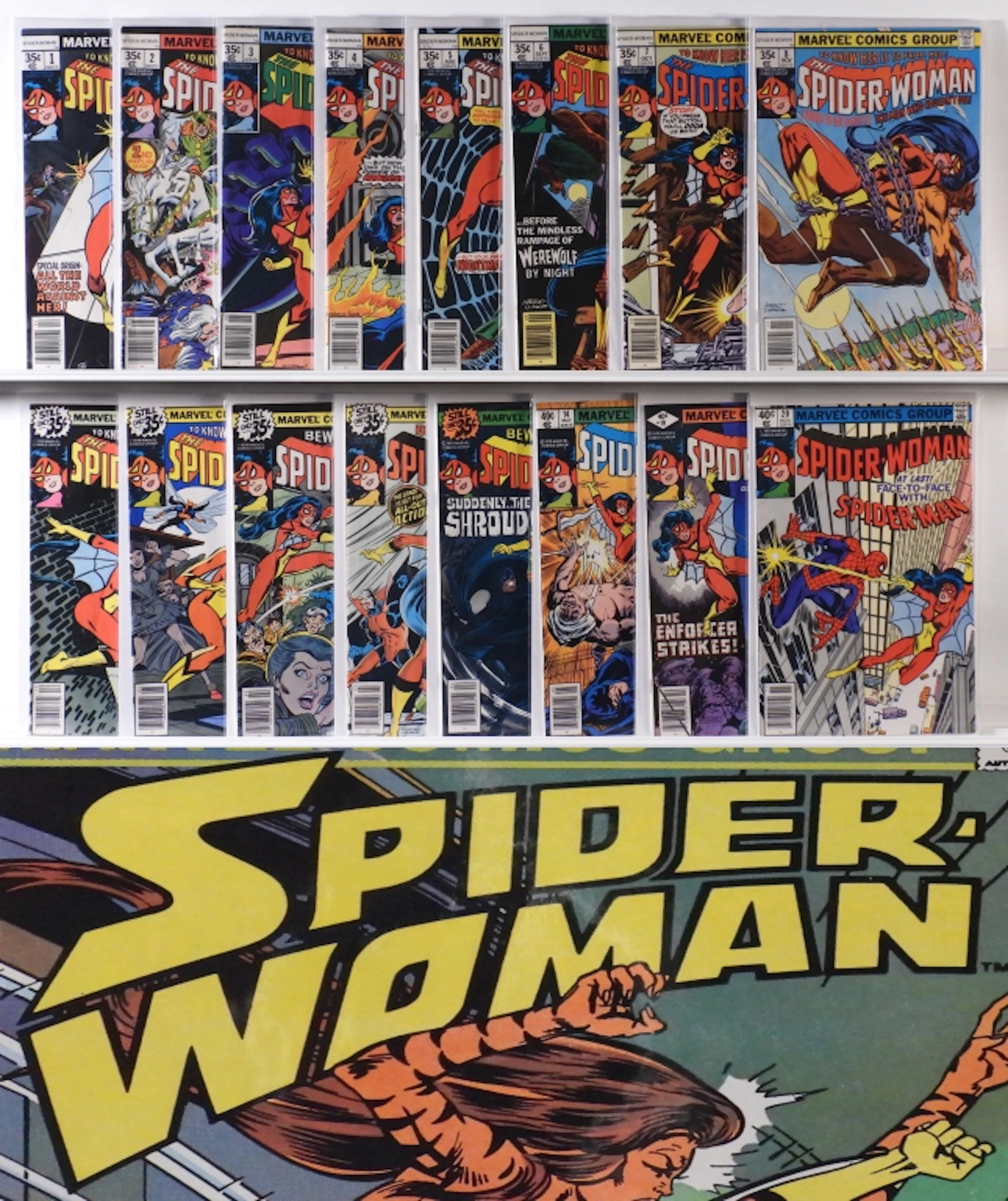46PC Marvel Comics Spider-Woman #1-#50 Group