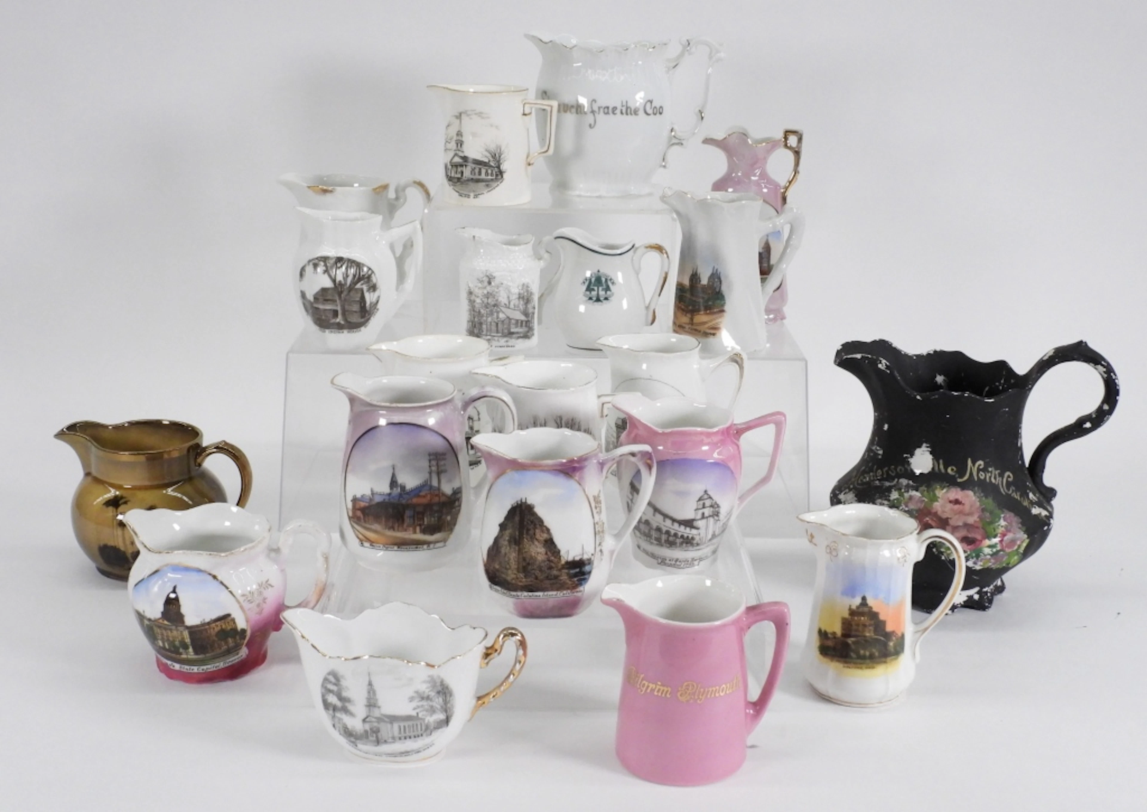 Mendon Historical Society Souvenir Creamer Group