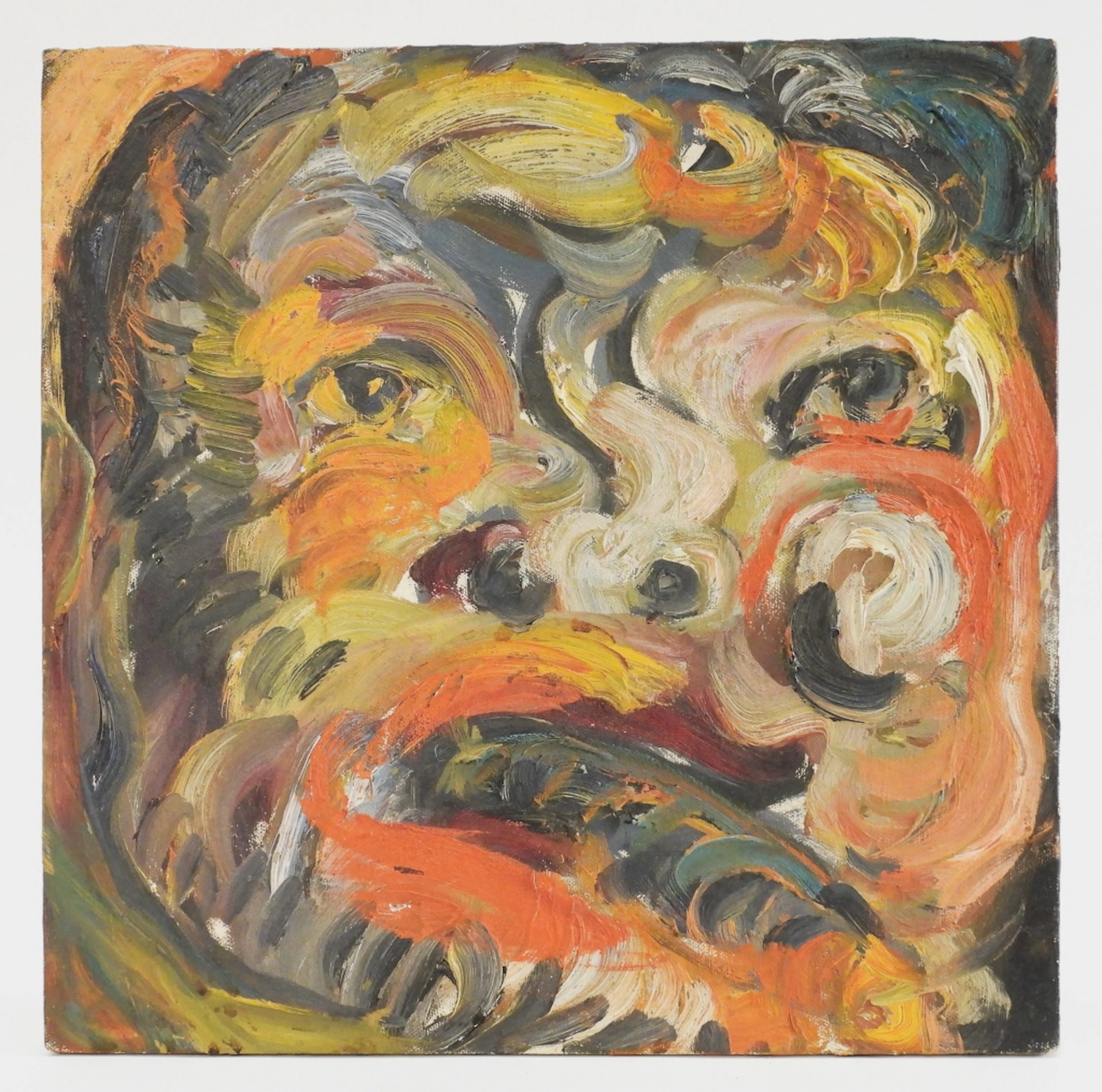 After James Ensor Abstract Man Portrait Painting